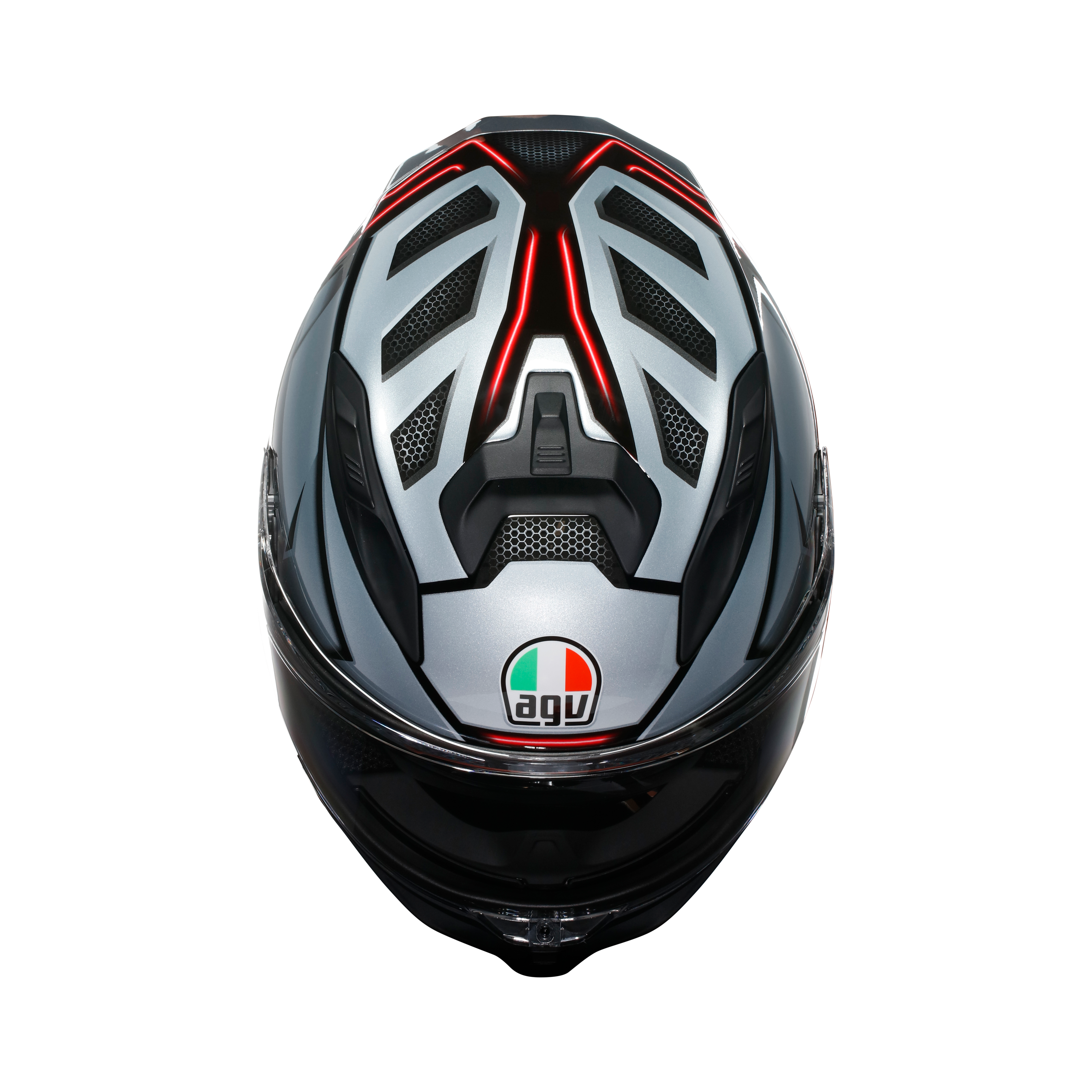 K7 MPLK JAEGER BLACK/SILVER - MOTORBIKE FULL FACE HELMET DOT (E2206) -  - 7