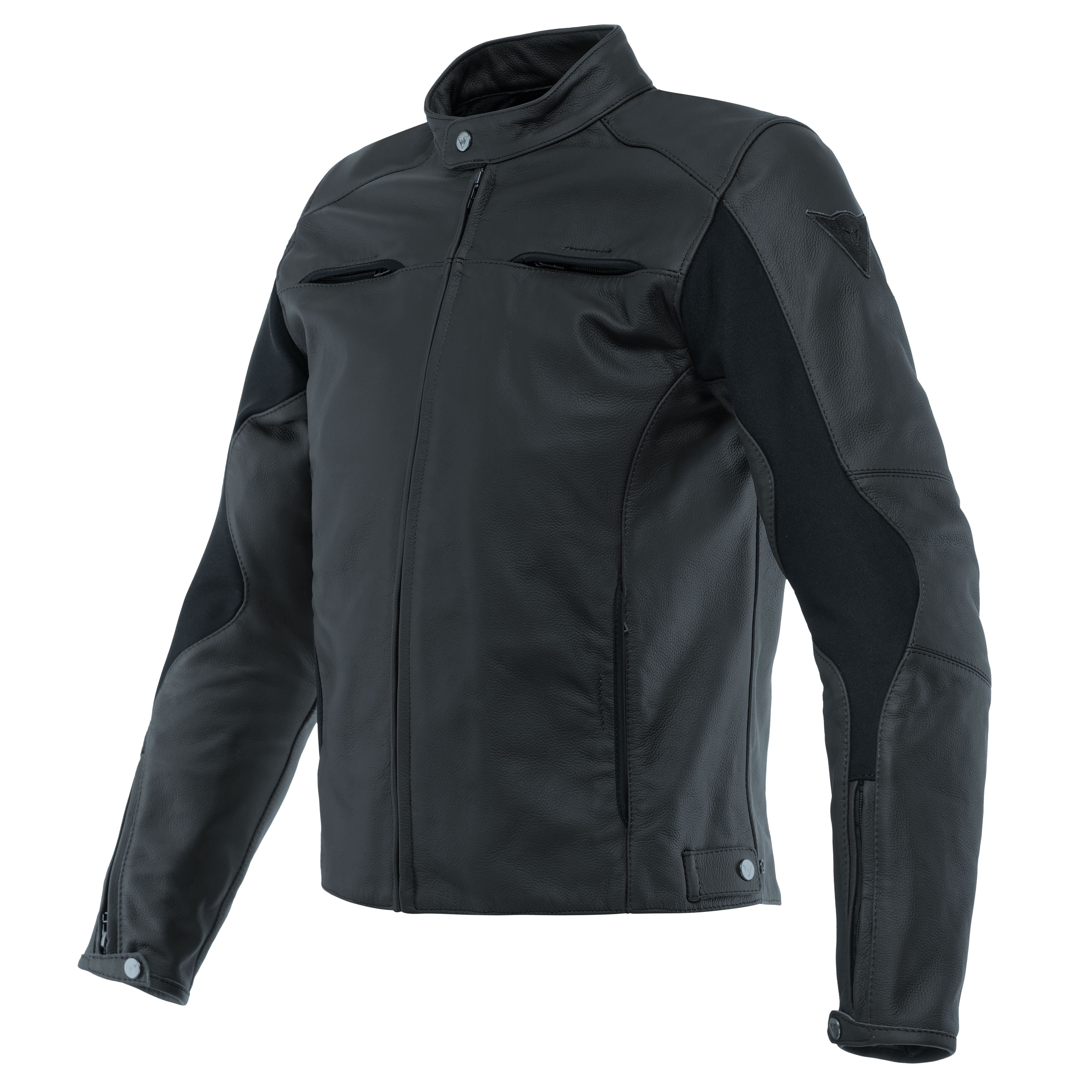 RAZON 2 - MEN'S MOTORCYCLE LEATHER JACKET - BLACK - 1