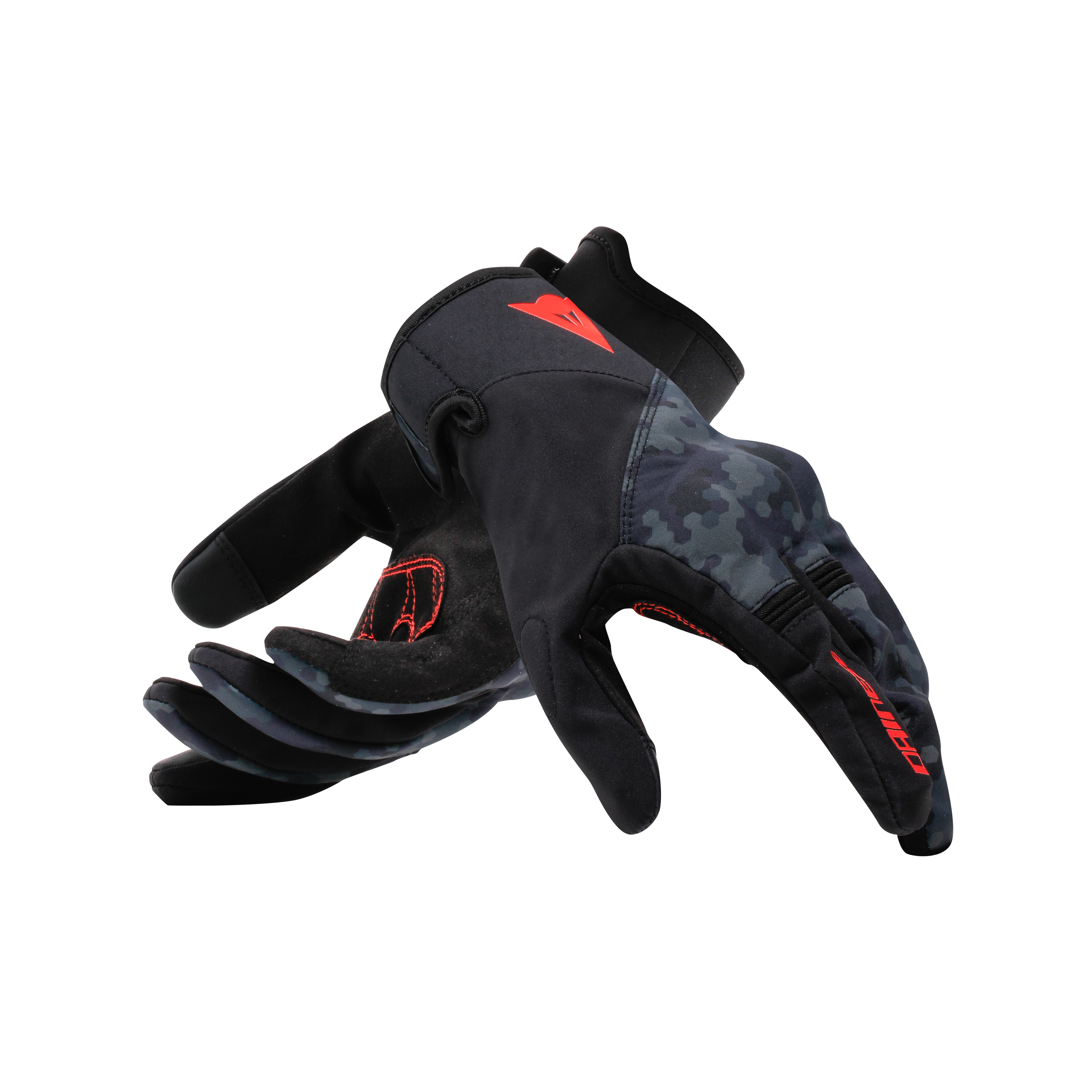 INTREPYD - MOTORCYCLE GLOVES - BLACK/GREY-CAMO - 5