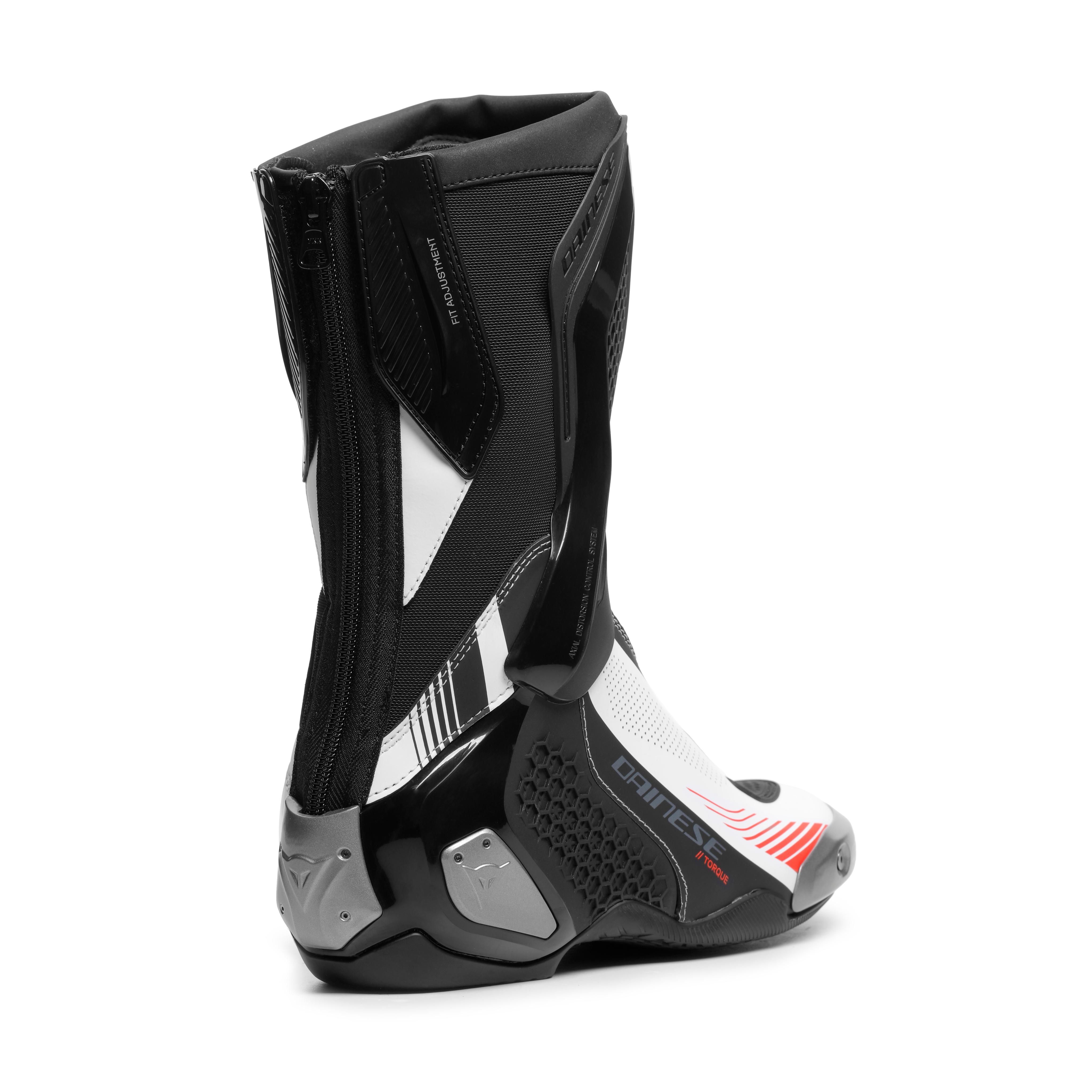 TORQUE 4 AIR - BOTTES RACING ET ROUTE ESTIVALES HOMME - BLACK/WHITE/RED-FLUO - 3