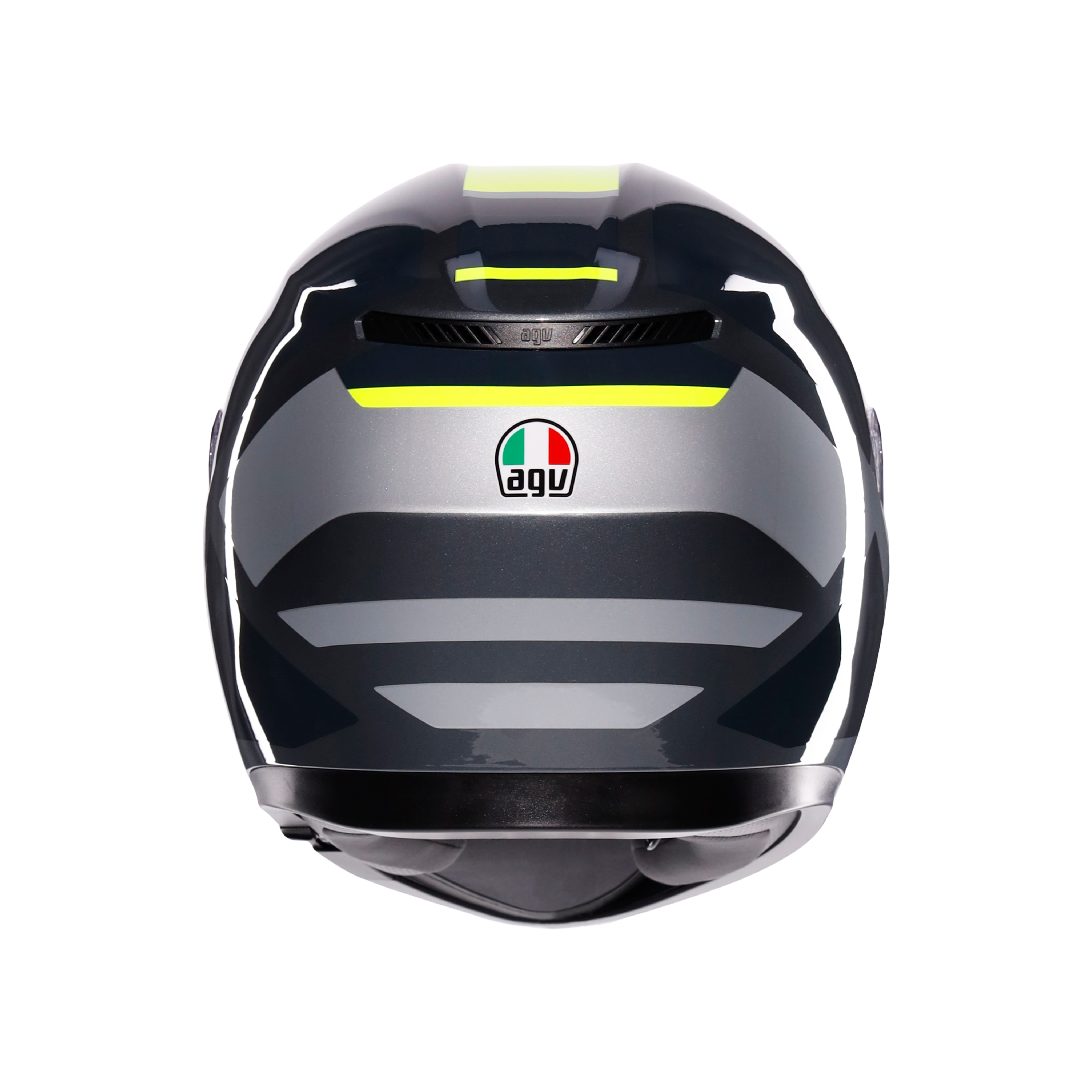 K3 SHADE GREY/YELLOW FLUO - CASQUE MOTO INT&Eacute;GRAL E2206 -  - 3