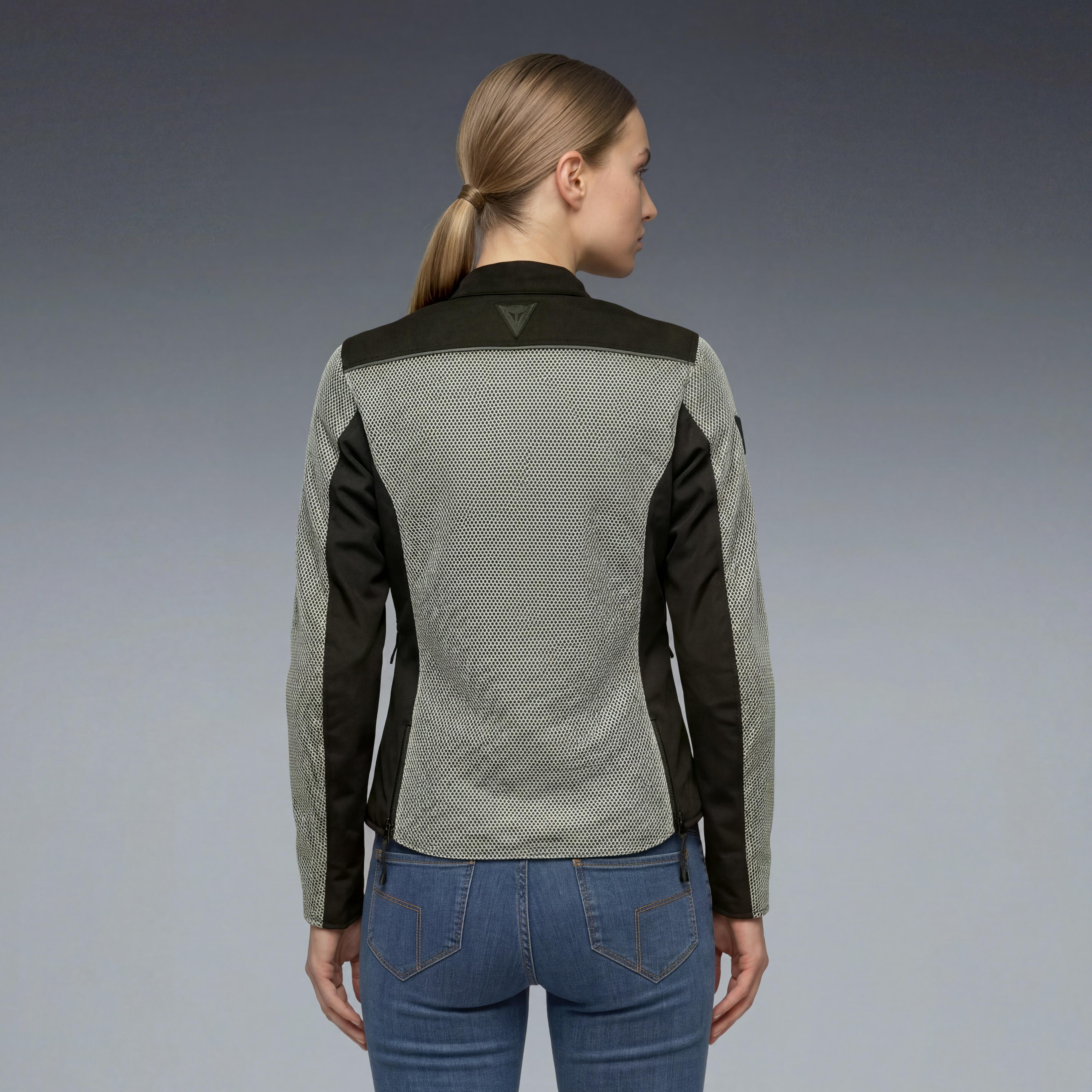 LISBONA AIR TEX - WOMEN'S SUMMER TEXTILE MOTORCYCLE JACKET - ICEBERG GREEN/BLACK - 4