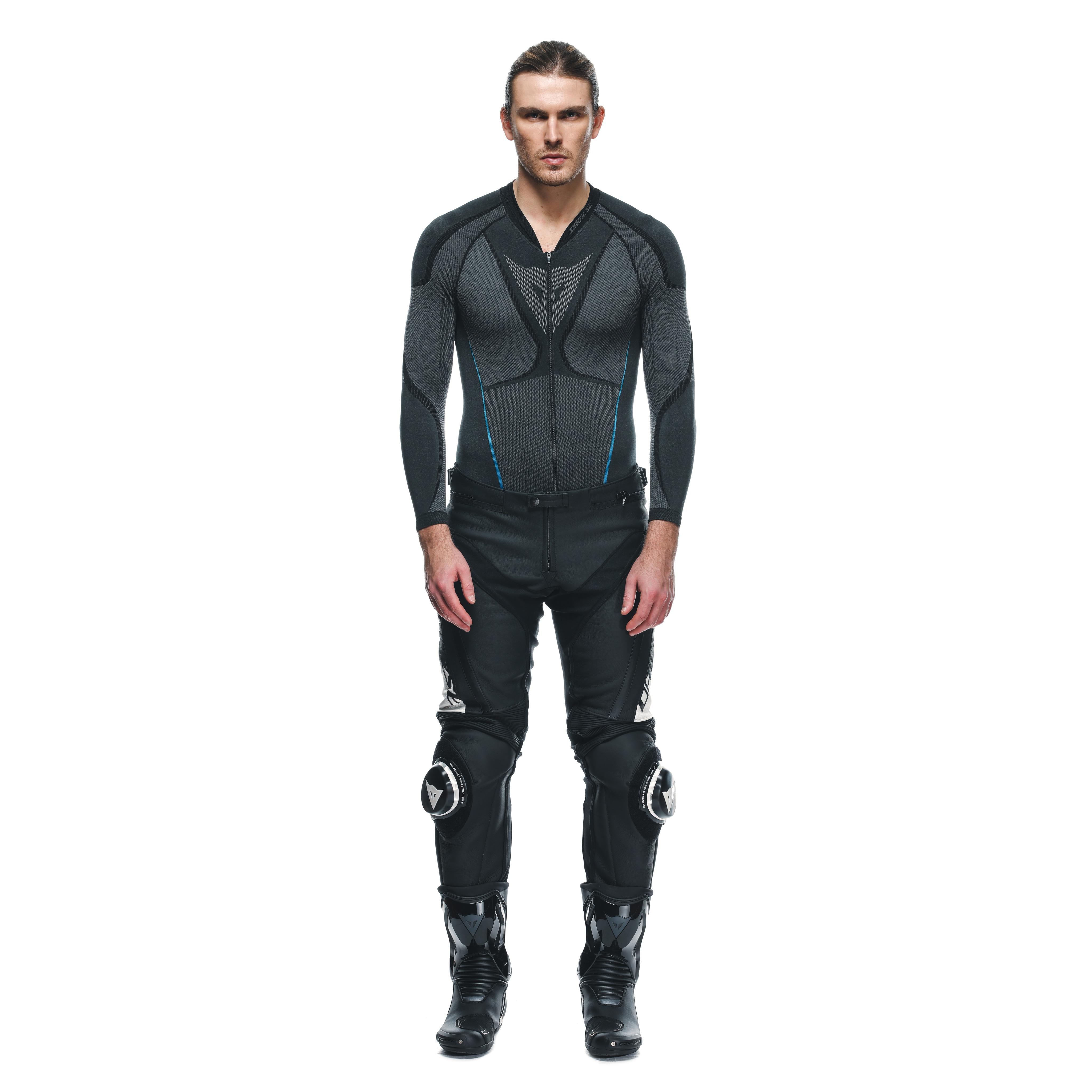 DELTA 4 - MOTORRADHOSE AUS LEDER HERREN - BLACK/WHITE - 3
