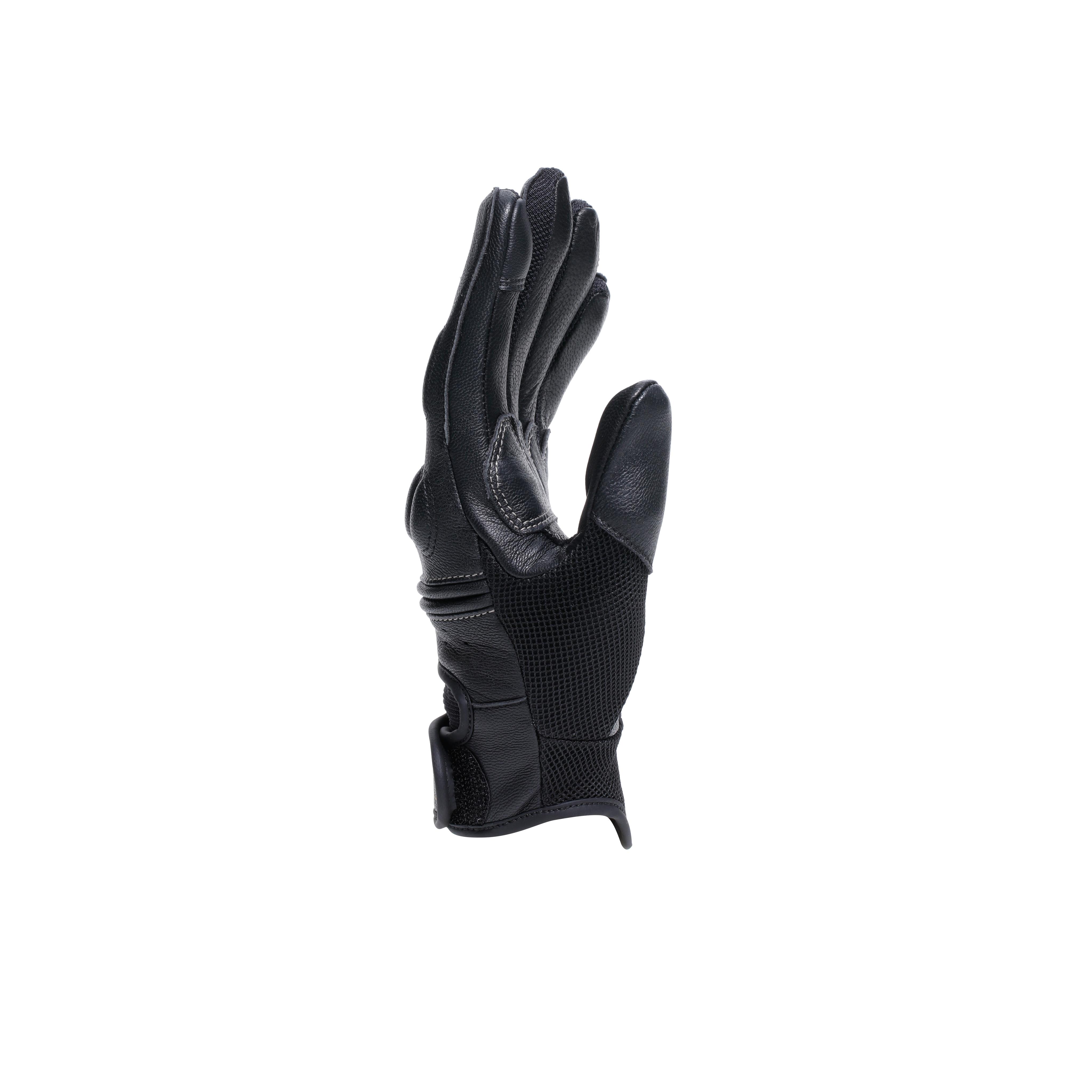 BLACKJACK 2 - GANTS MOTO &Eacute;T&Eacute; VINTAGE FEMME - BLACK/BLACK - 2