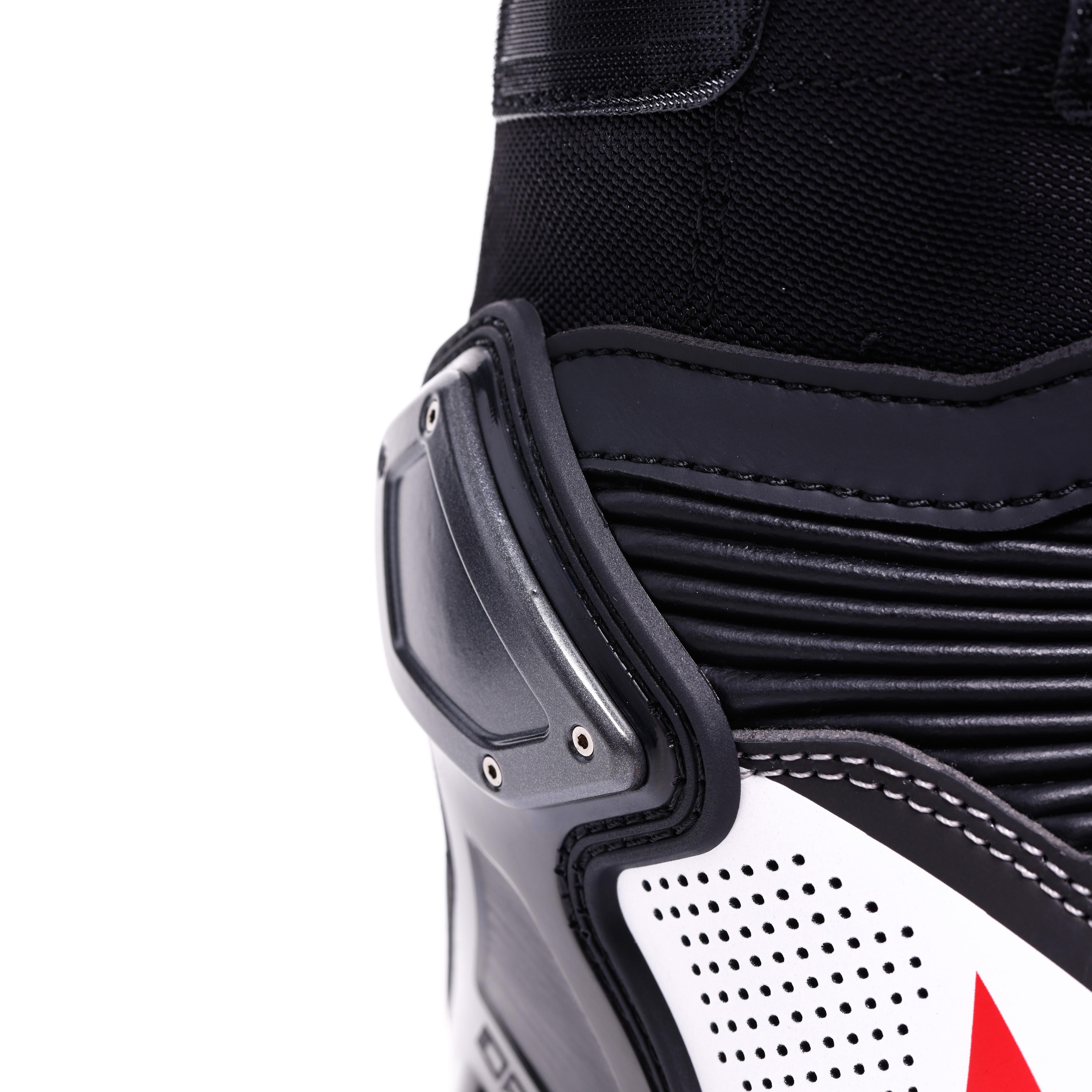 AXIAL 2 AIR - MEN'S MOTORCYCLE RACING SUMMER BOOTS - BLACK/WHITE/LAVA-RED - 7
