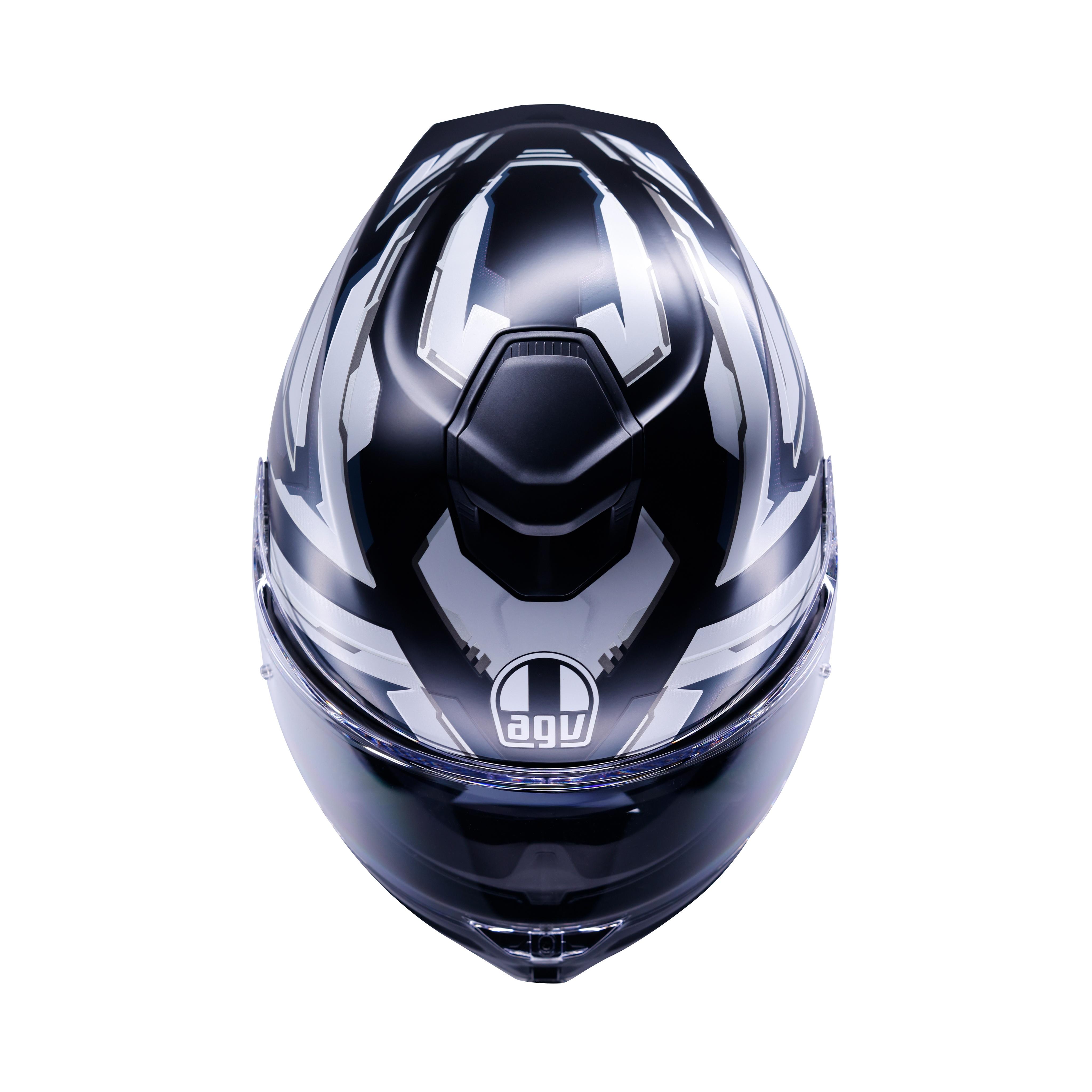 K5 ASTRALIX MATT BLACK/WHITE - FULL-FACE MOTORCYCLE HELMET E2206 -  - 5