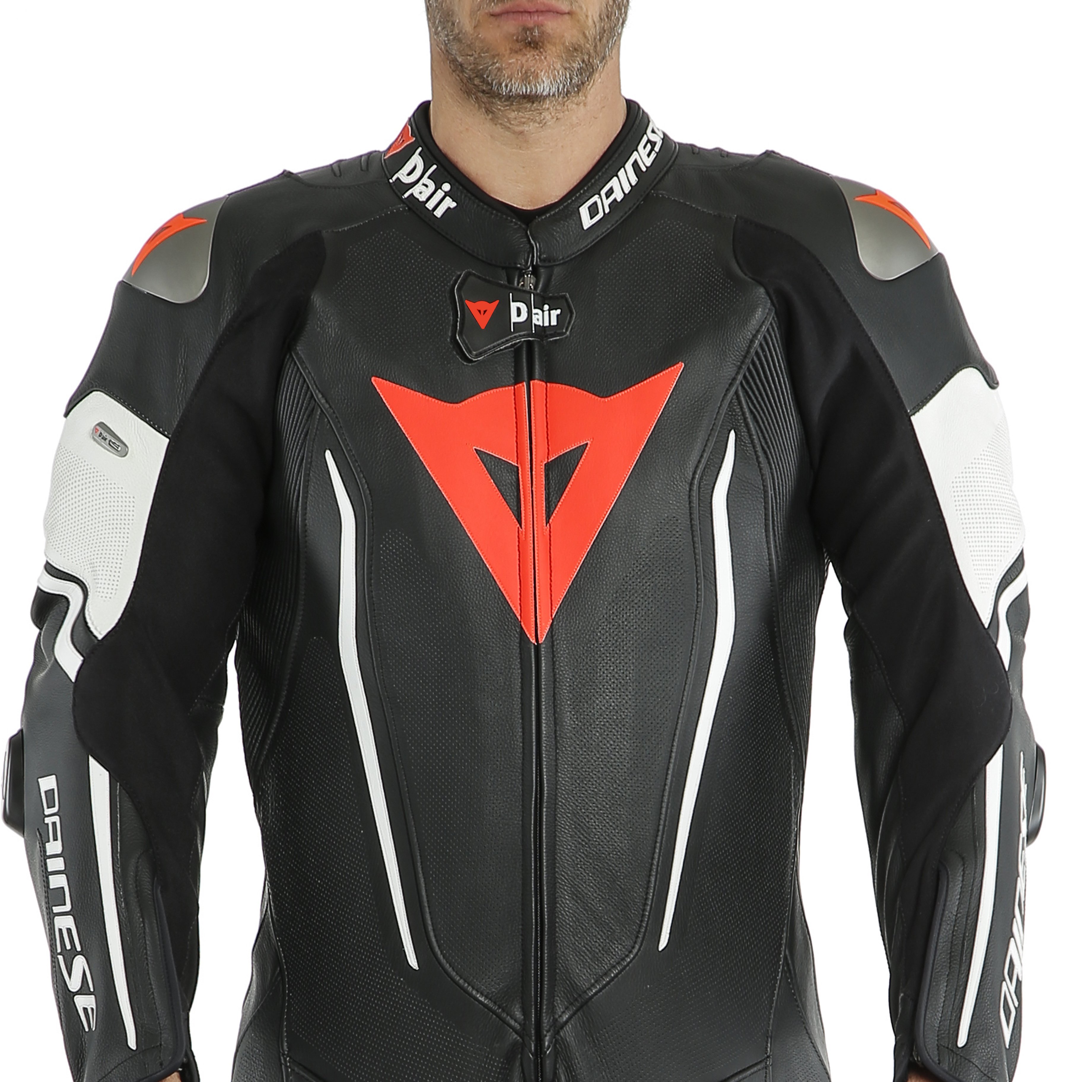 MISANO 2 D-AIR PERF. 1PC SUIT | BLACK/BLACK/WHITE | Dainese