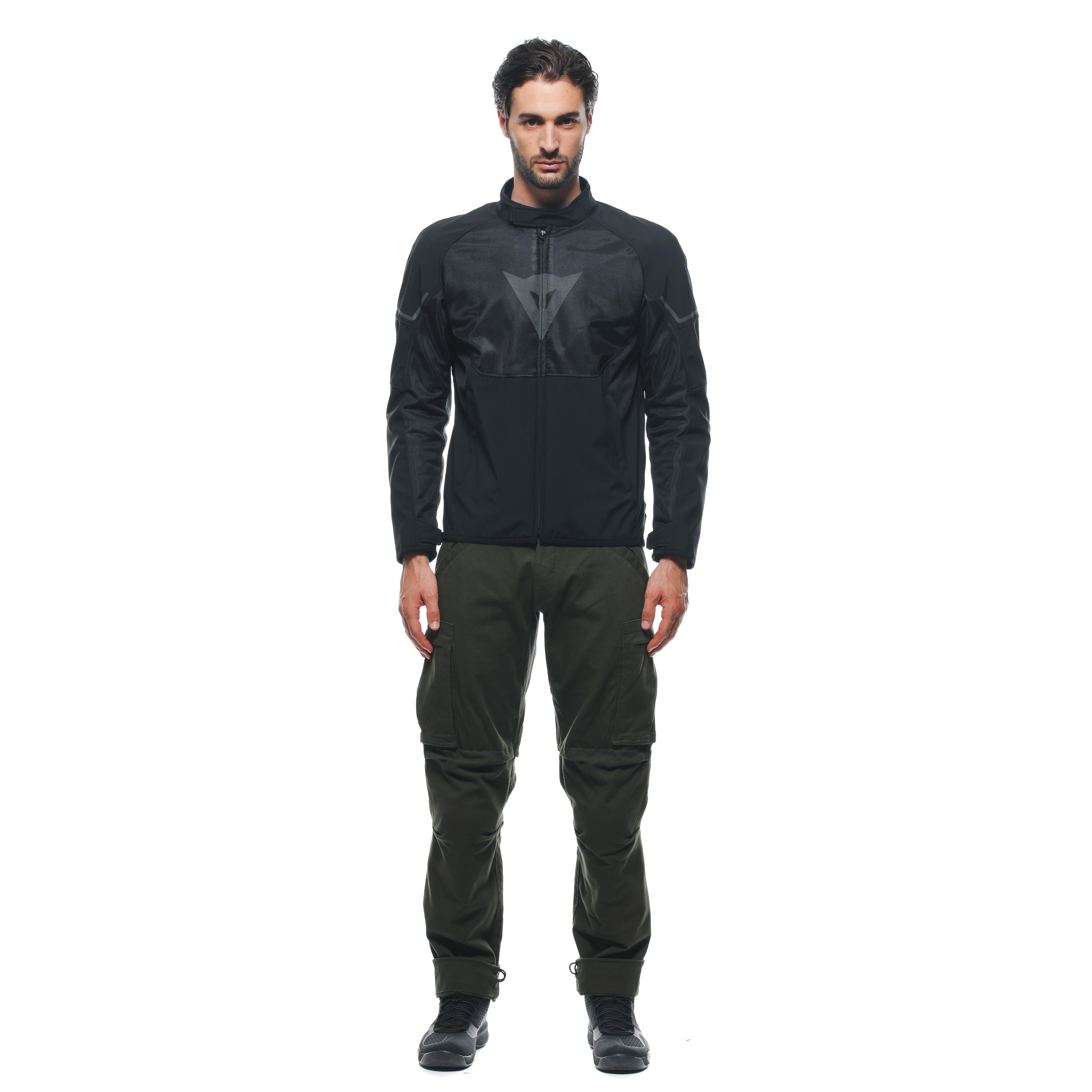 IGNITE AIR TEX - GIACCA MOTO ESTIVA IN TESSUTO UOMO - BLACK/BLACK/GREY-REFLEX - 3