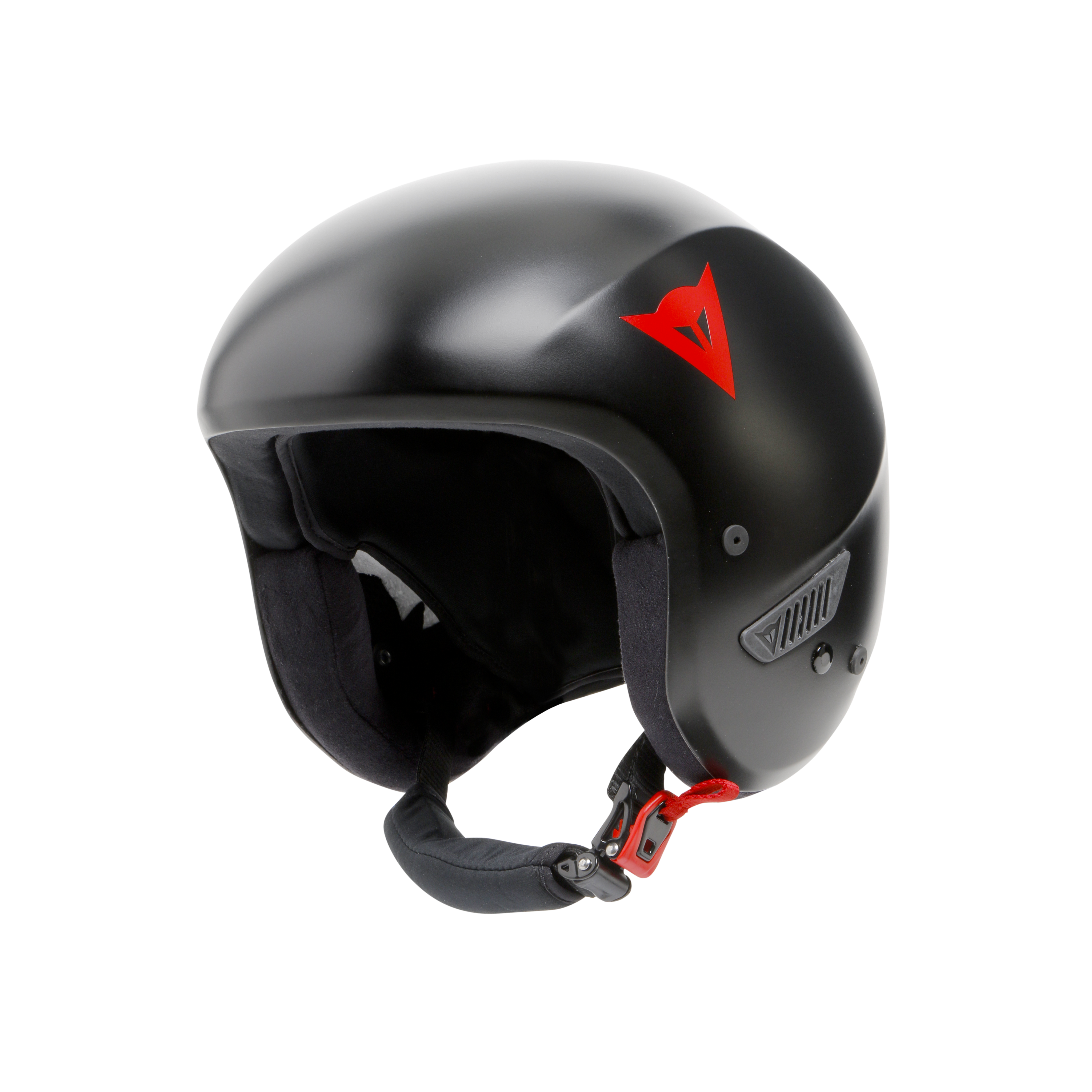 R001 FIBER SKI HELMET - BLACK - 1