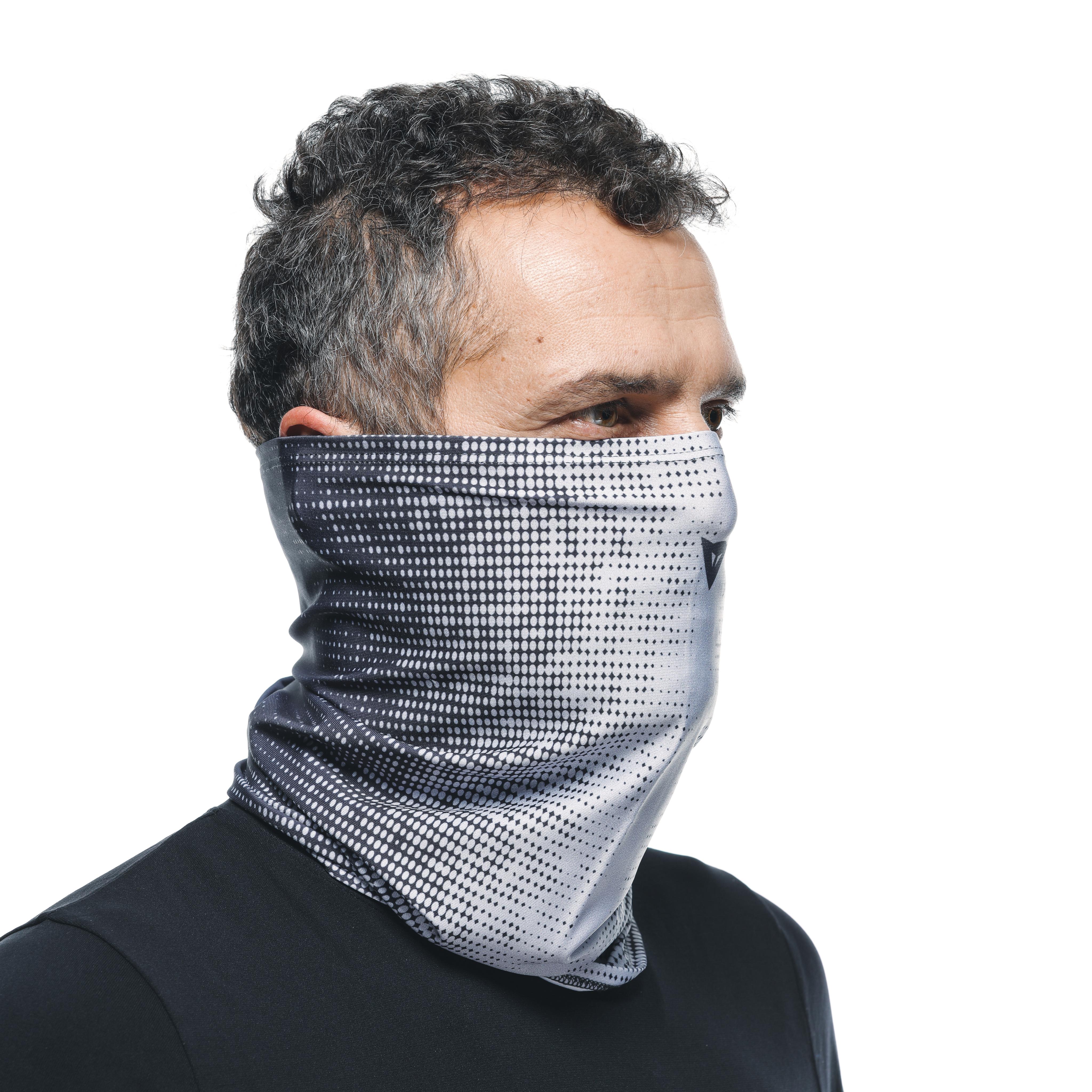 MOTORCYCLE NECK WARMER UNISEX - BASE LAYER SUMMER - GREY - 4