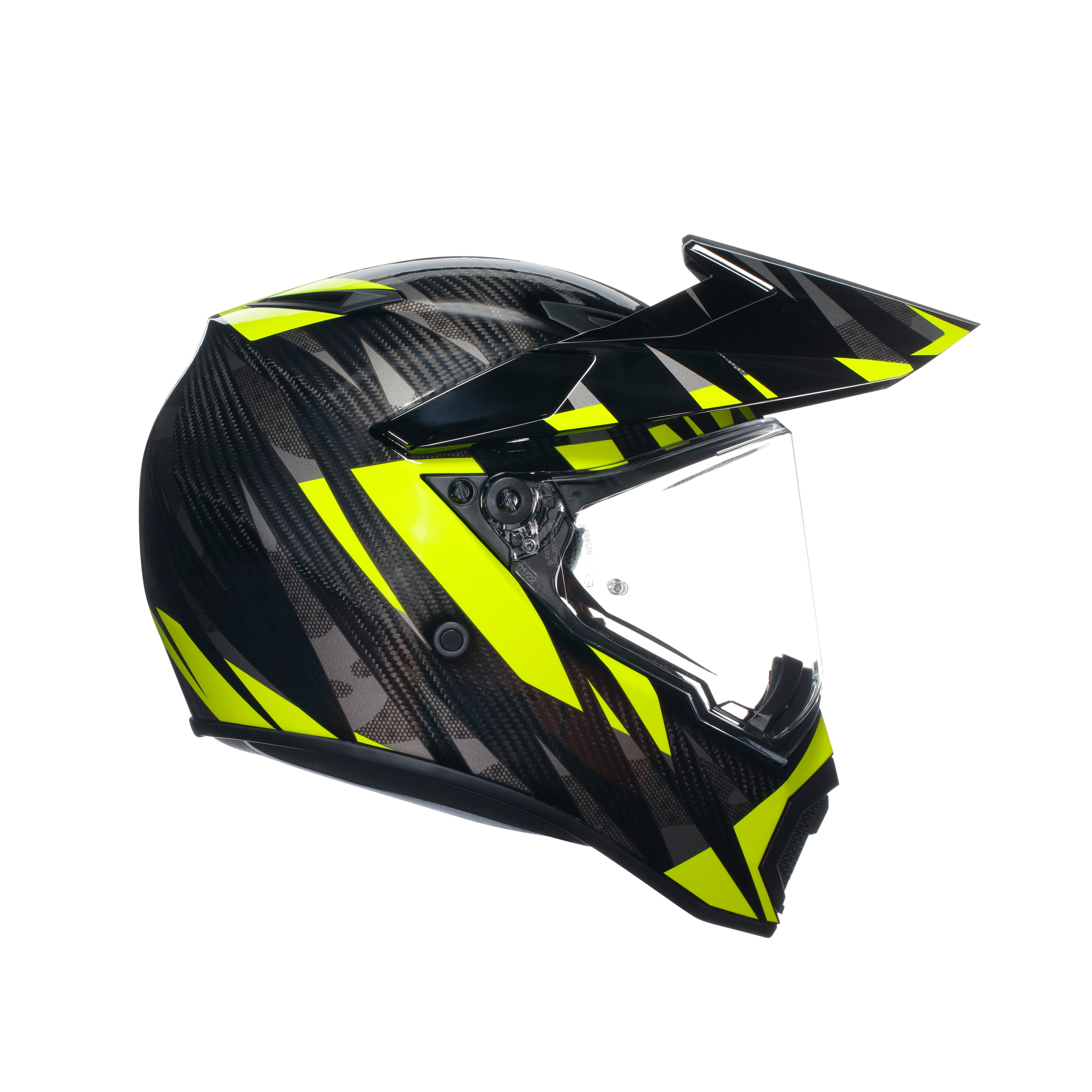 AX9 AGV DOT(ECE) MULTI MPLK - STEPPA CARBON/GREY/YELLOW FLUO -  - 6