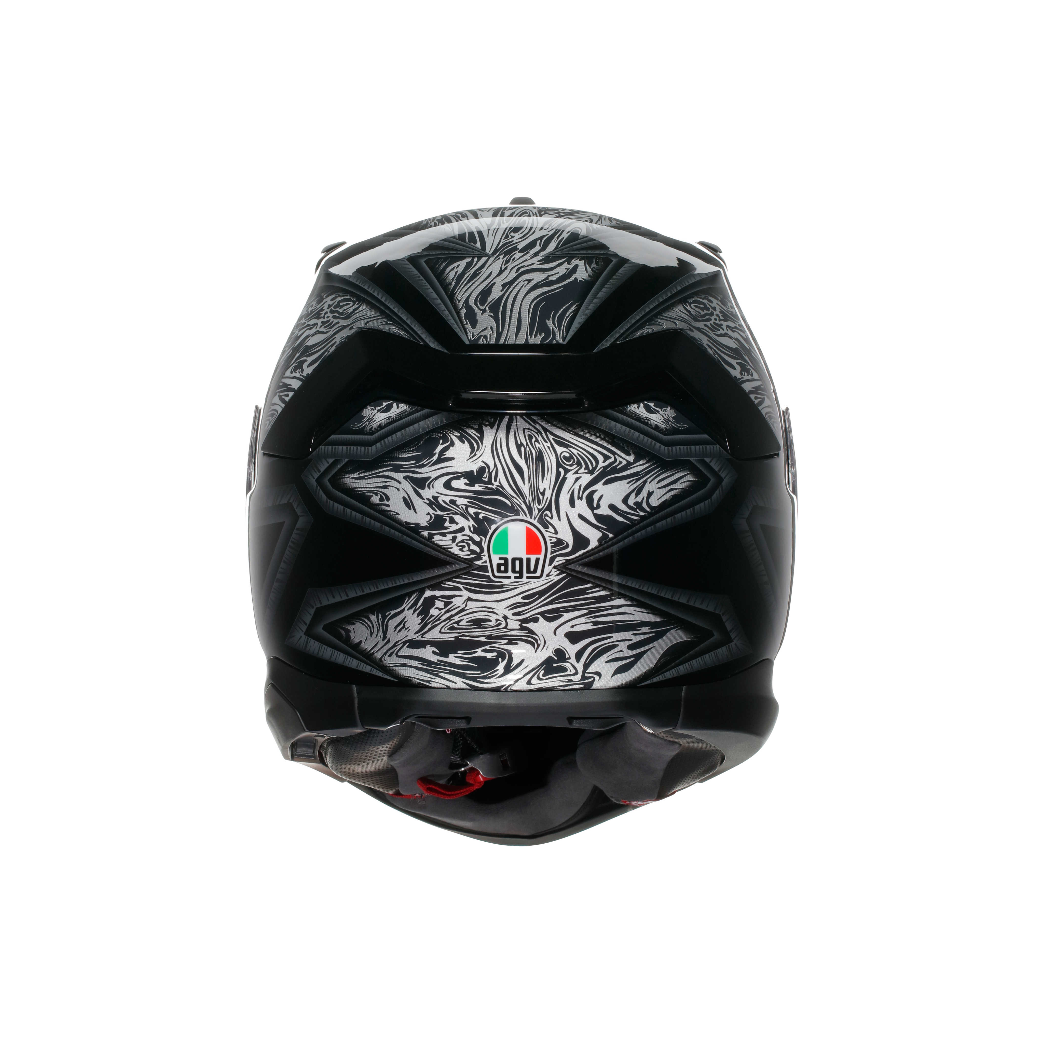 K7 MPLK DAMASCUS BLACK/SILVER - CASCO MOTO INTEGRAL DOT (E2206) -  - 5