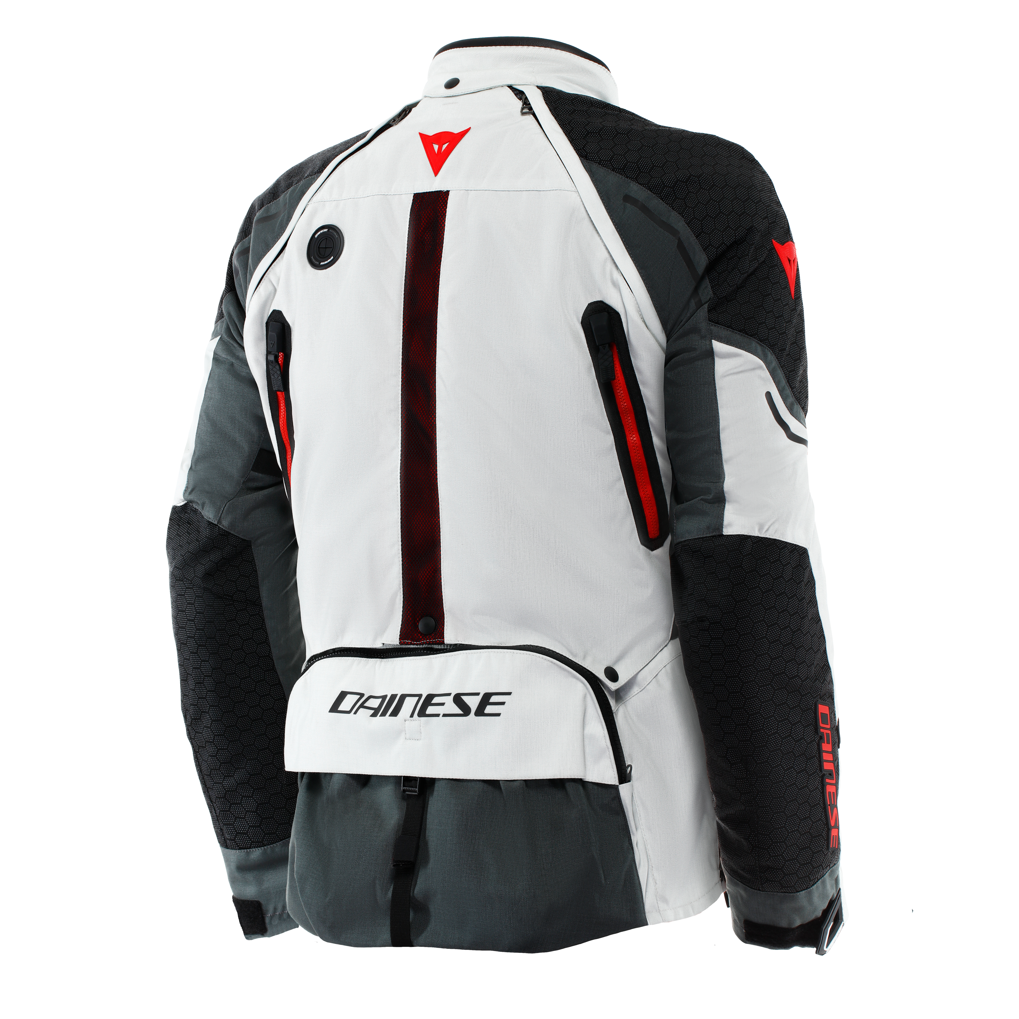 SUPER ADVENTURE ABS&Oslash;LUTESHELL&trade; - MEN MOTORCYCLE OFF-ROAD JACKET - GLACIER-GREY/IRON-GATE/RED - 2
