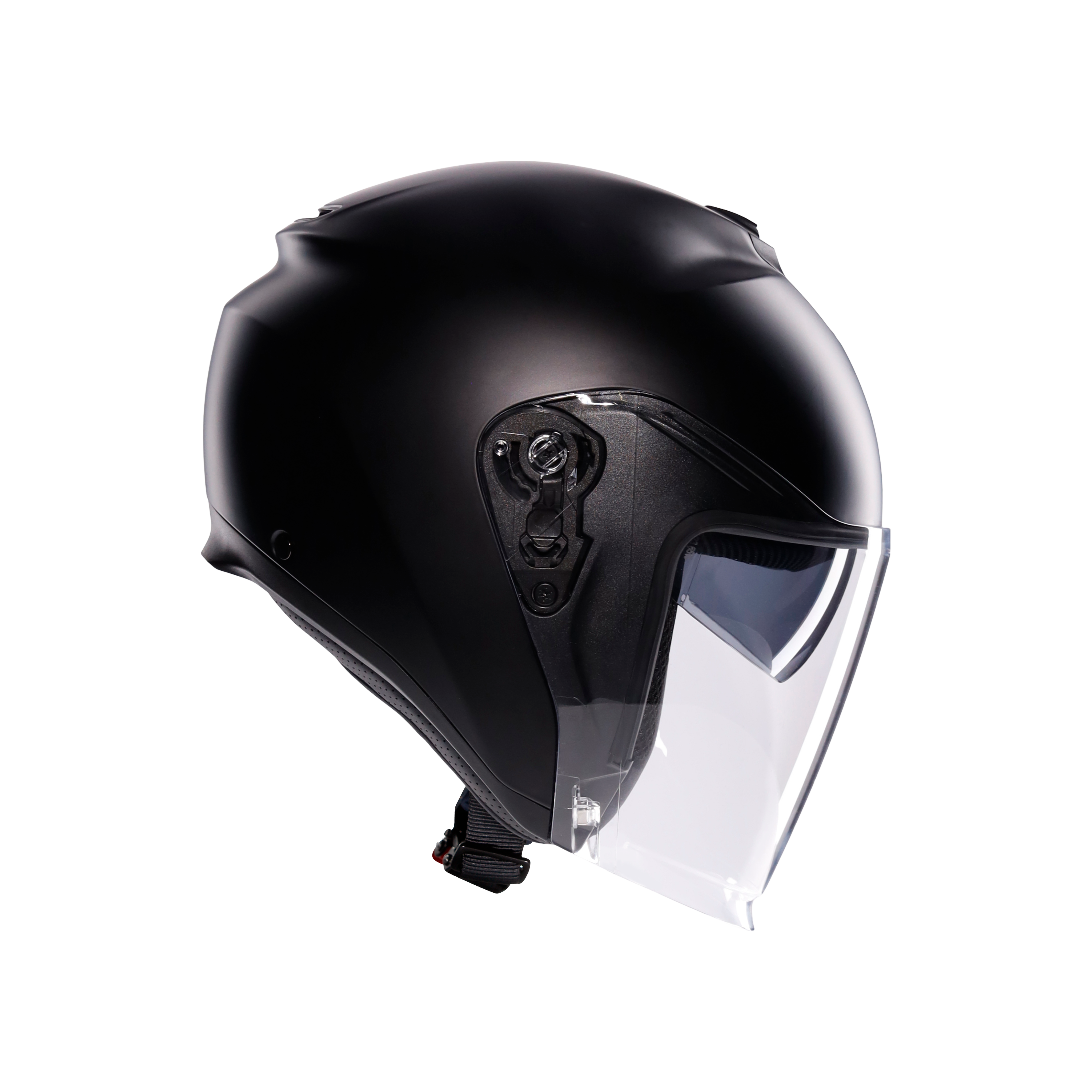 IRIDES MONO MATT BLACK - CASQUE MOTO JET E2206 -  - 3