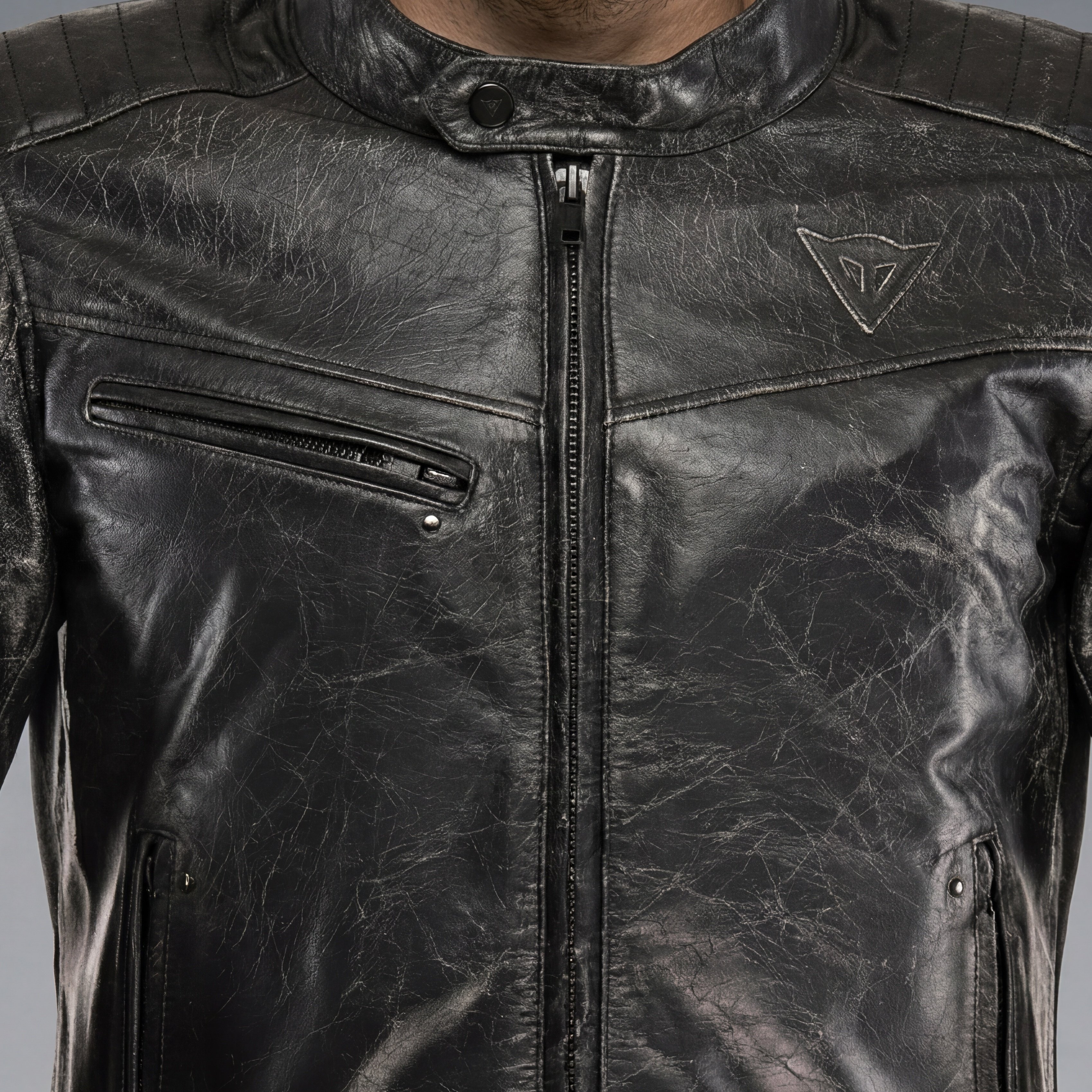 RADICALE - MOTORRADJACKE AUS LEDER HERREN - BLACK - 5