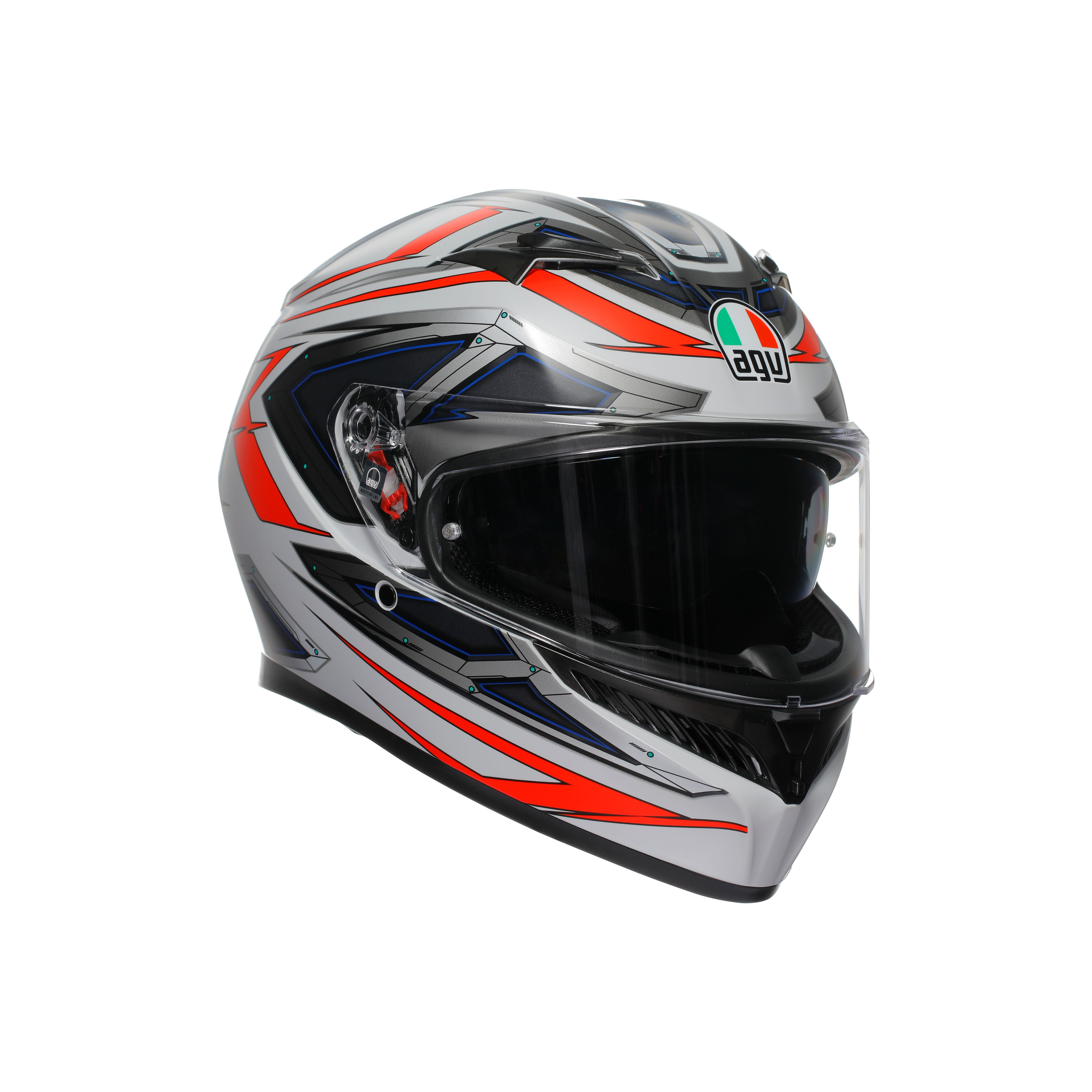 K3 E2206 - SPACE MATT WHITE/RED FLUO -  - 1