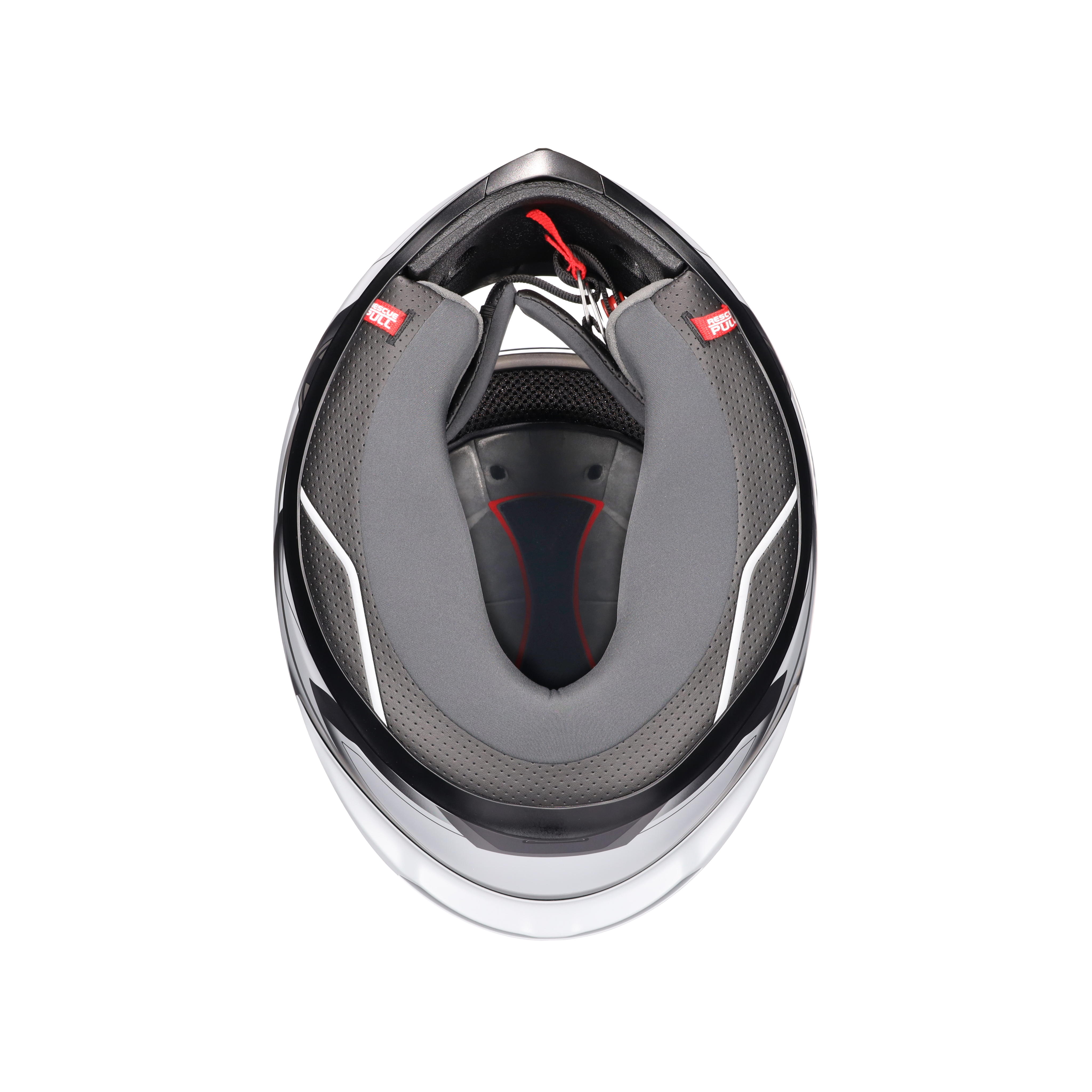 K6 S ULTRASONIC MATT BLACK/GREY - MOTORBIKE FULL FACE HELMET E2206 -  - 8