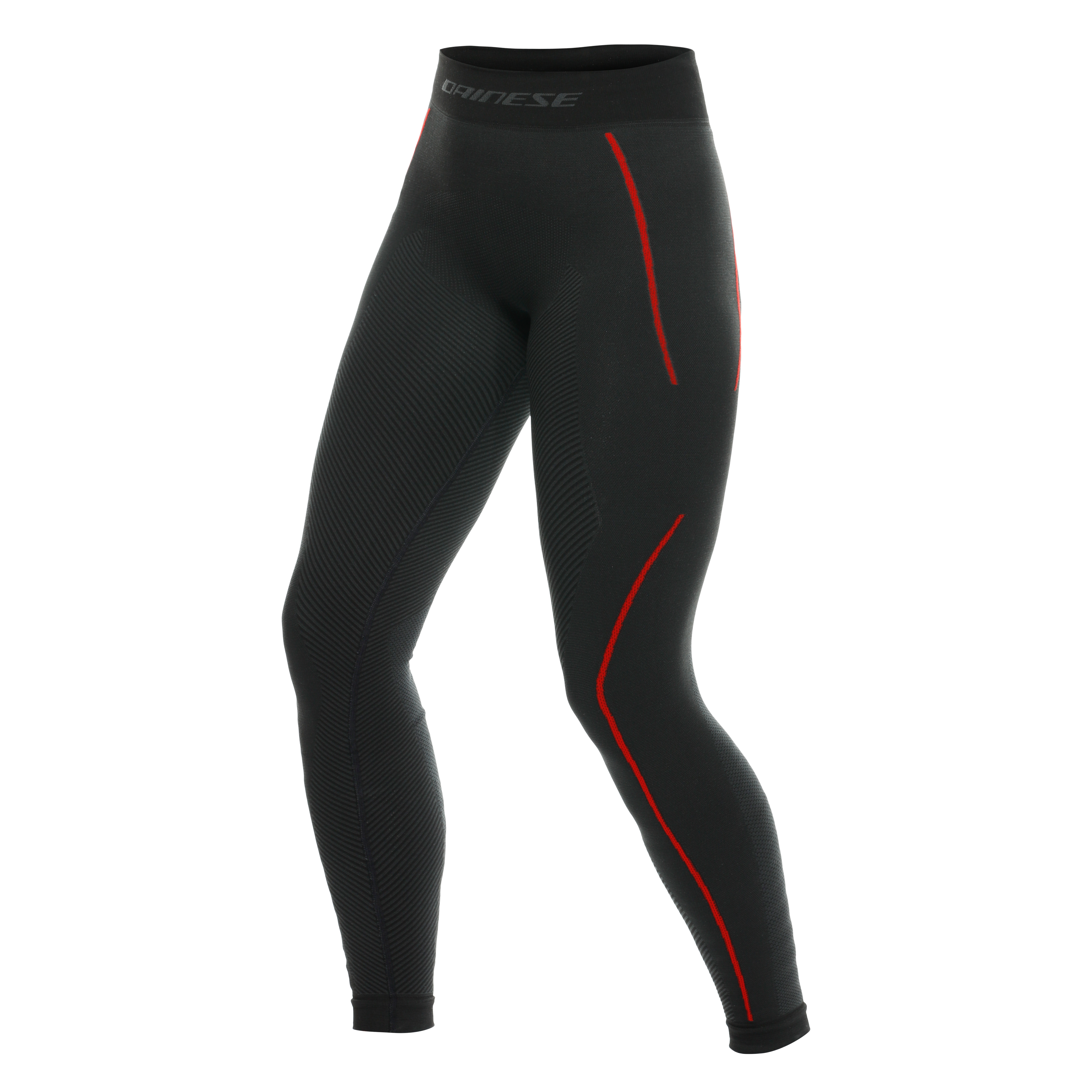 THERMAL MOTORCYCLE UNDERSHORTS WOMEN - MID LAYER WINTER - BLACK/RED - 6