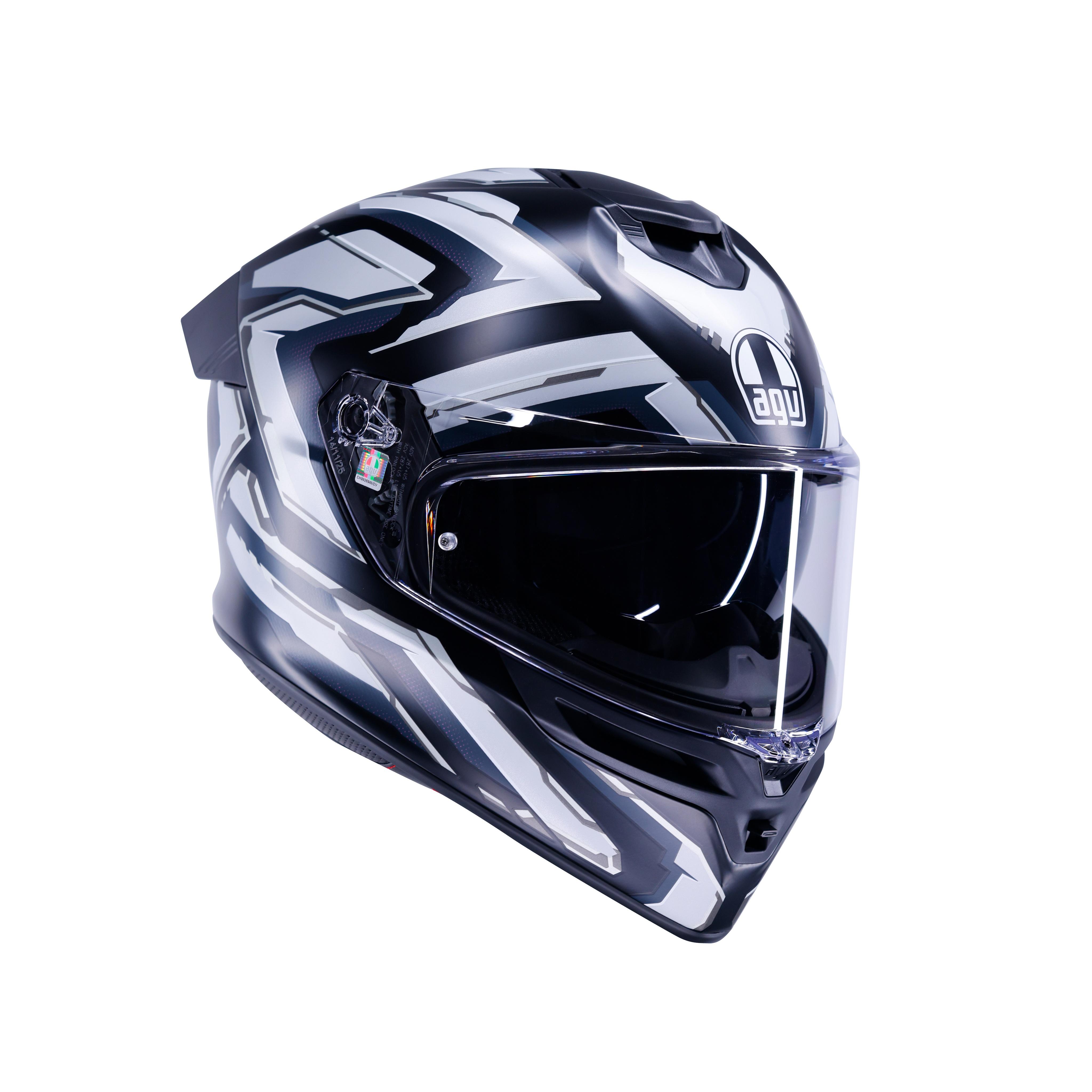 K5 ASTRALIX MATT BLACK/WHITE - FULL-FACE MOTORCYCLE HELMET E2206 -  - 6