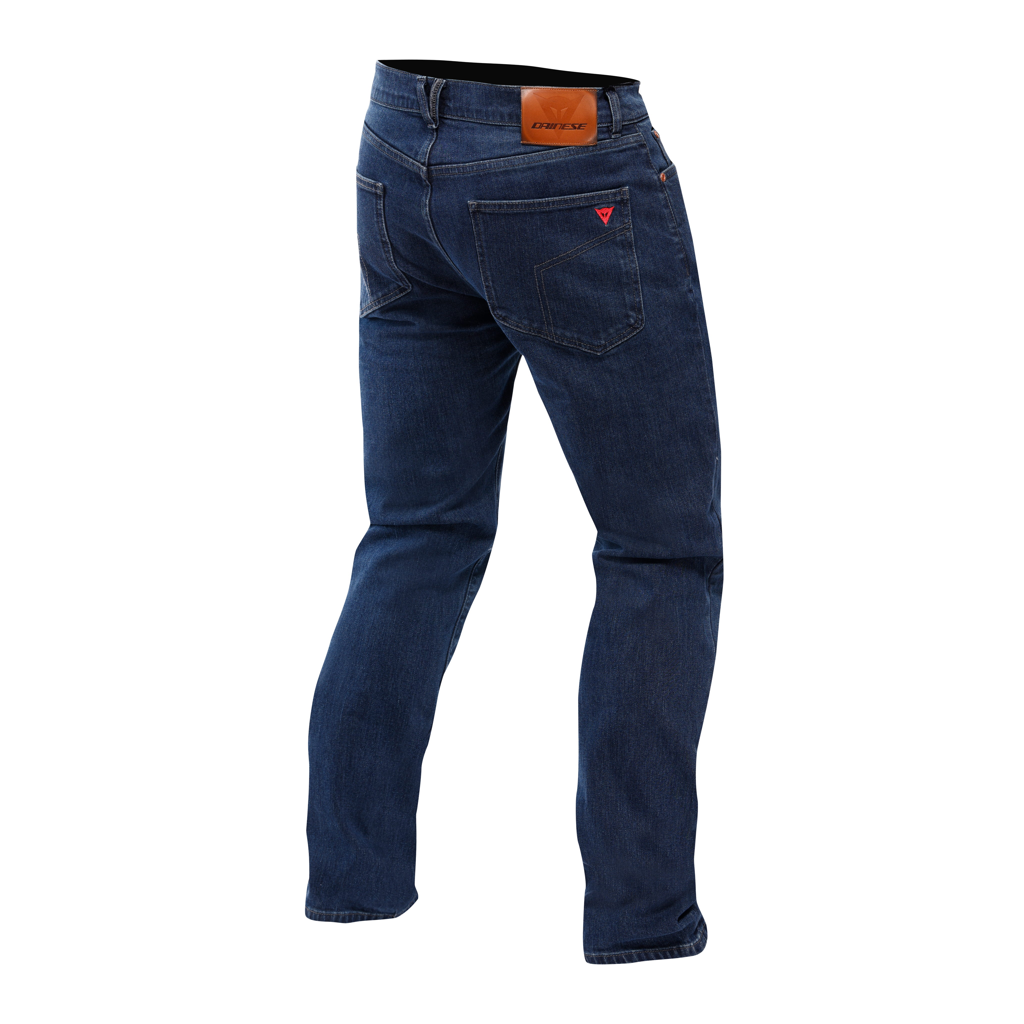 5-POCKET DENIM RELAXED PANTS - DEEP-BLUE - 2