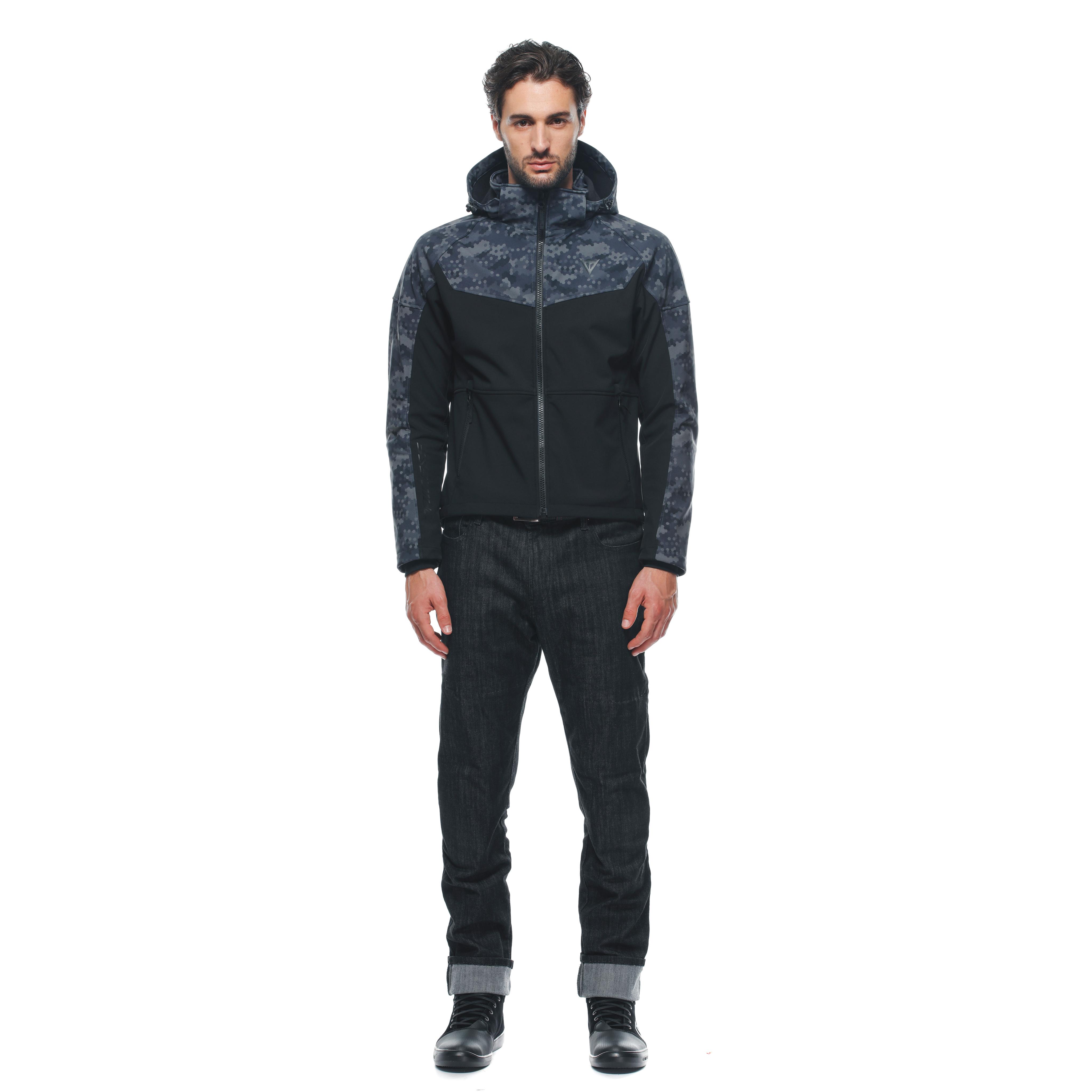 IGNITE TEX - MEN'S SUMMER MOTORCYCLE JACKET IN FABRIC - BLACK/CAMO-GRAY - 3