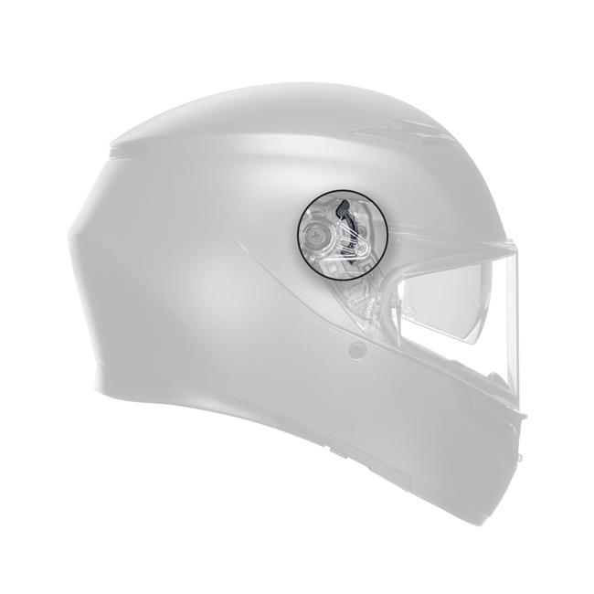 Agv Unisex Black - Click Visor Mechanism K3 - Size: Os