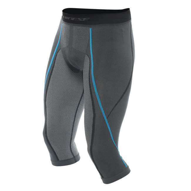 Dainese Men's Black/Blue - Technical 3/4 Motorcycle Undershorts - Pants - Xs/S