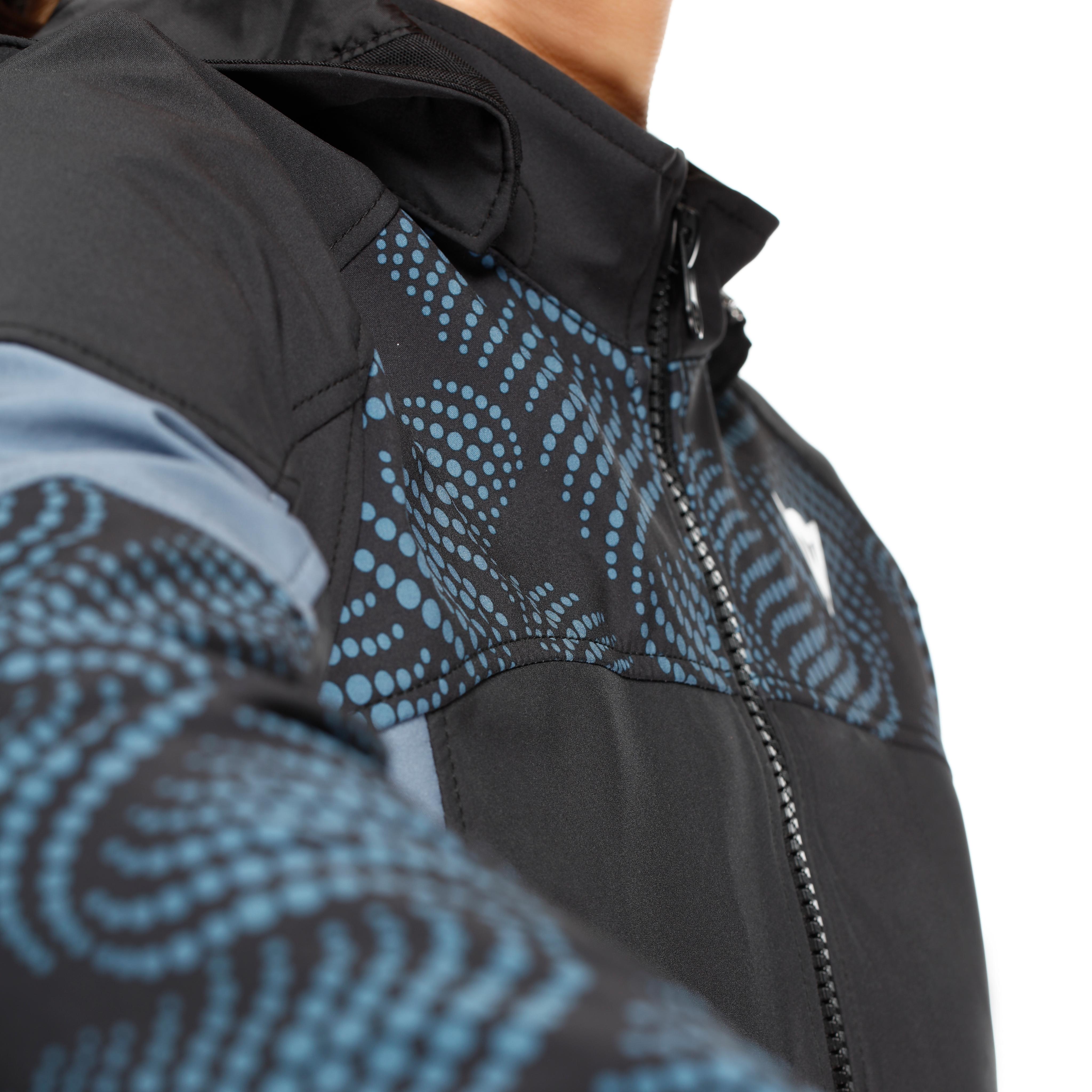 IGNITE 2 - WOMEN'S MOTORCYCLE JACKET - BLACK/BLUE MIRAGE - 8
