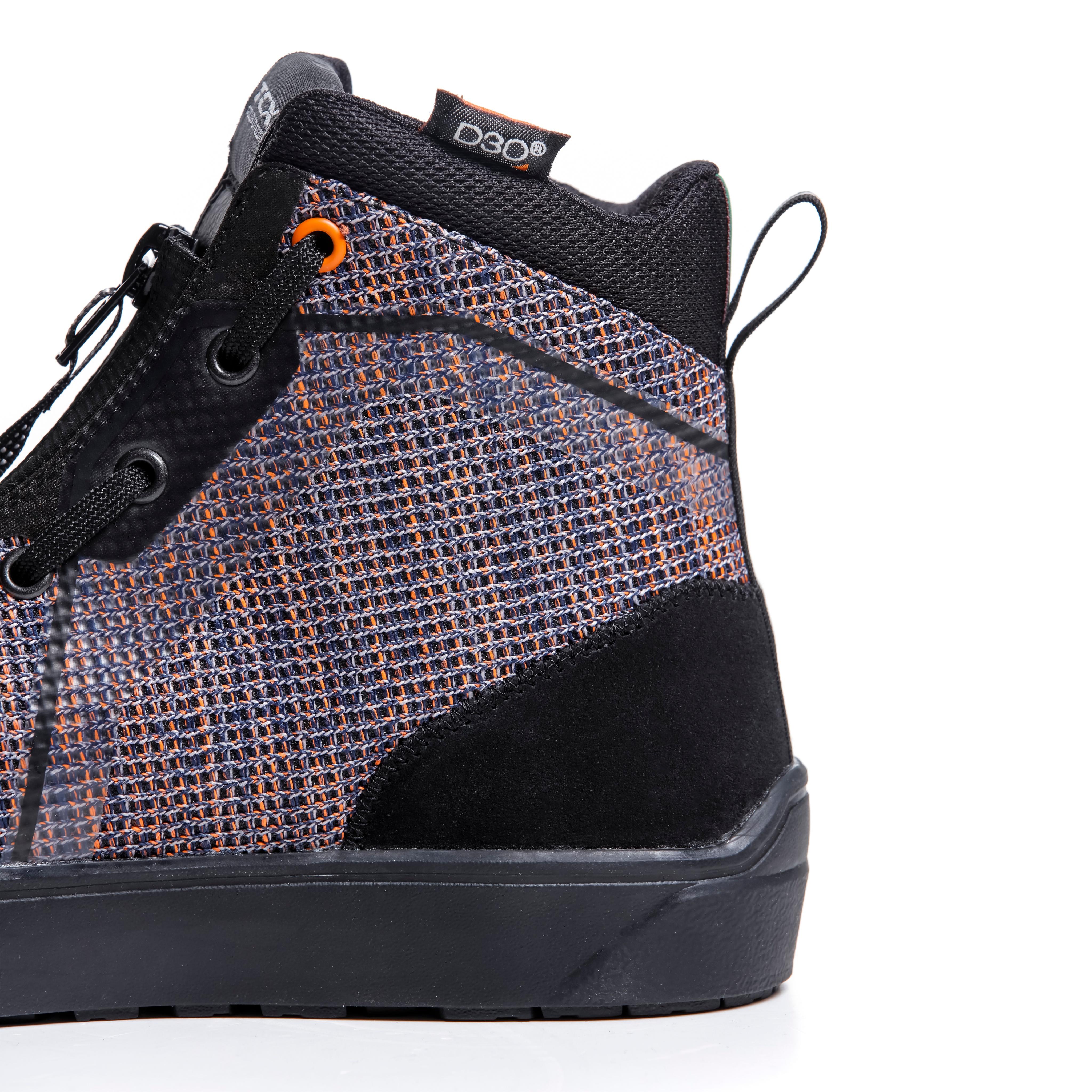 IKASU AIR MEN'S SUMMER MOTORCYCLE SHOES - BLACK/ORANGE/BLUE -  - 10