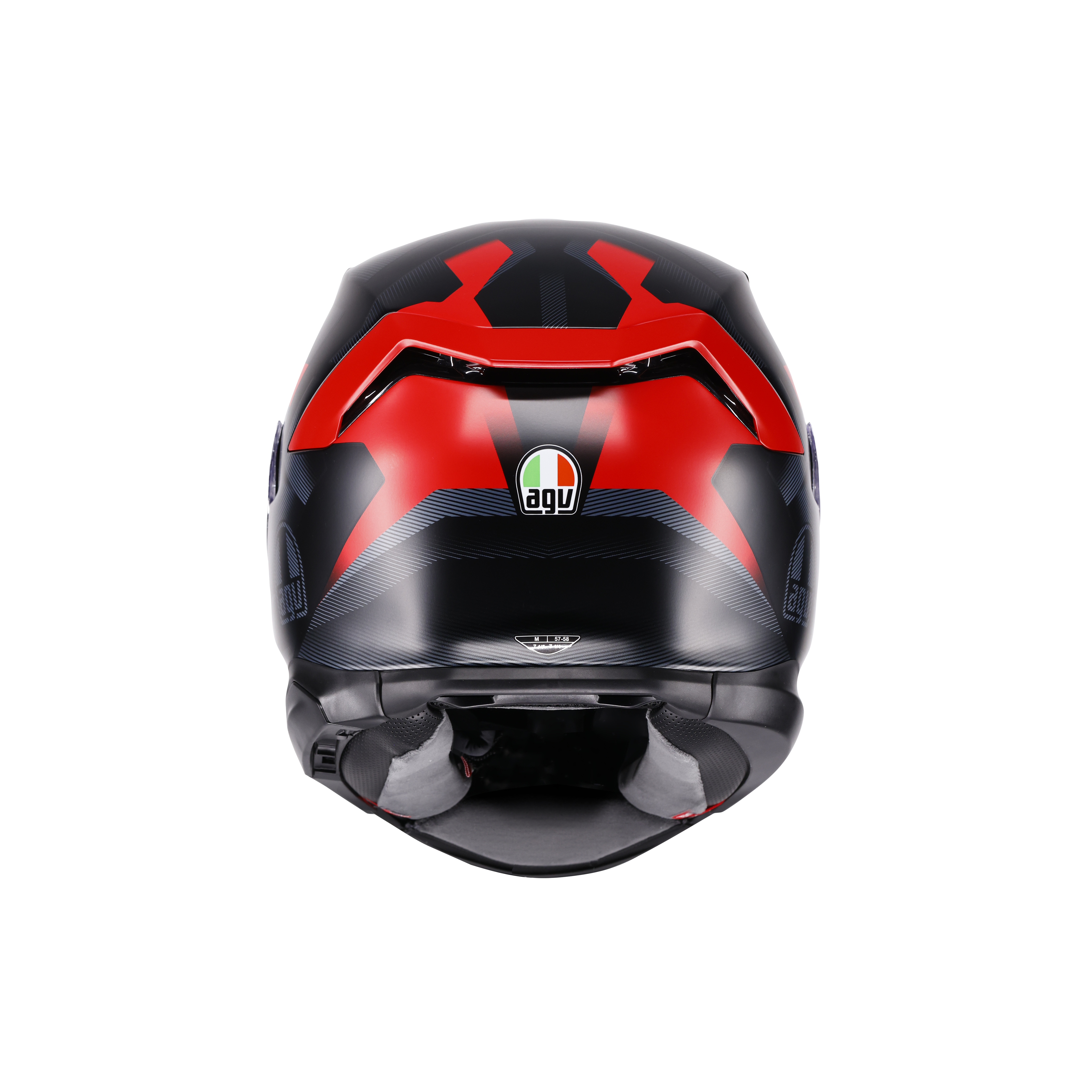 K7 MPLK GLIMPSE MATT BLACK/RED - MOTORRAD INTEGRAL-HELM E2206 -  - 5