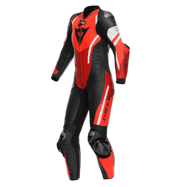 Dainese - Misano 3 D-air - Professionnelles - Women - Black/red/fluo-red - 40
