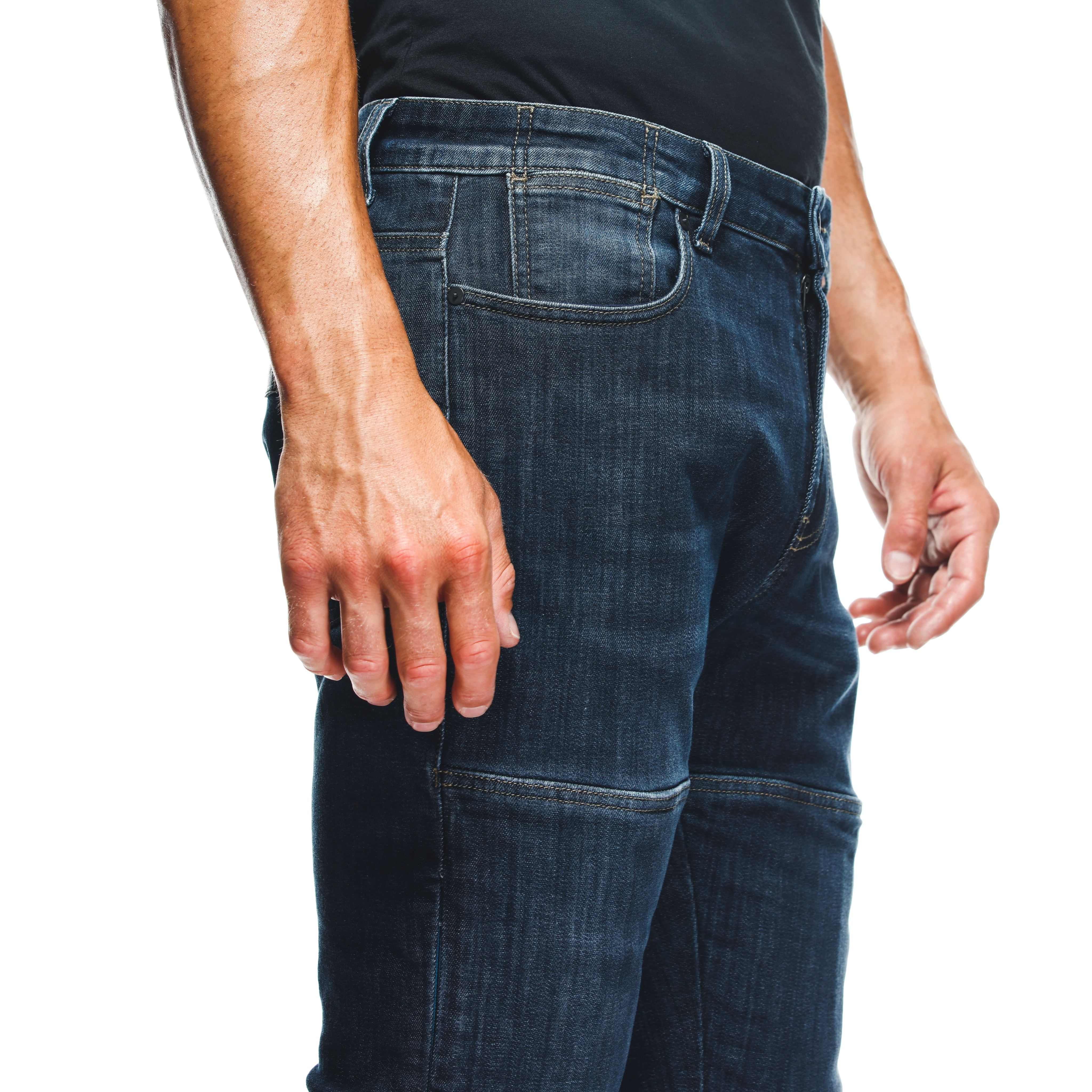 DENIM BLAST REGULAR - MEN'S MOTORCYCLE JEANS - DARK-BLUE - 5