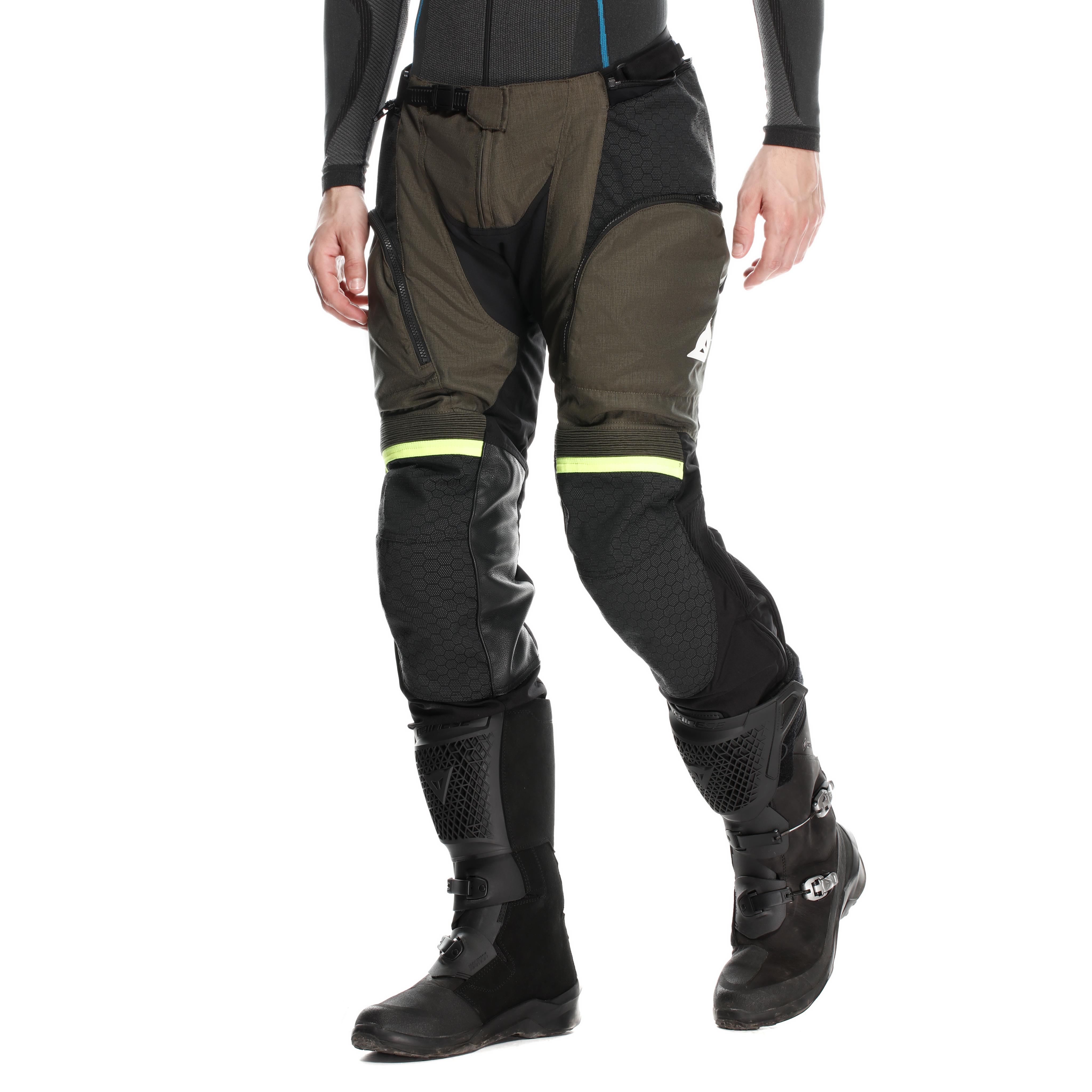 SUPER ADVENTURE ABS&Oslash;LUTESHELL&trade; - MEN OFF-ROAD MOTORCYCLE PANTS - BLACK/TARMAC/FLUO YELLOW - 3
