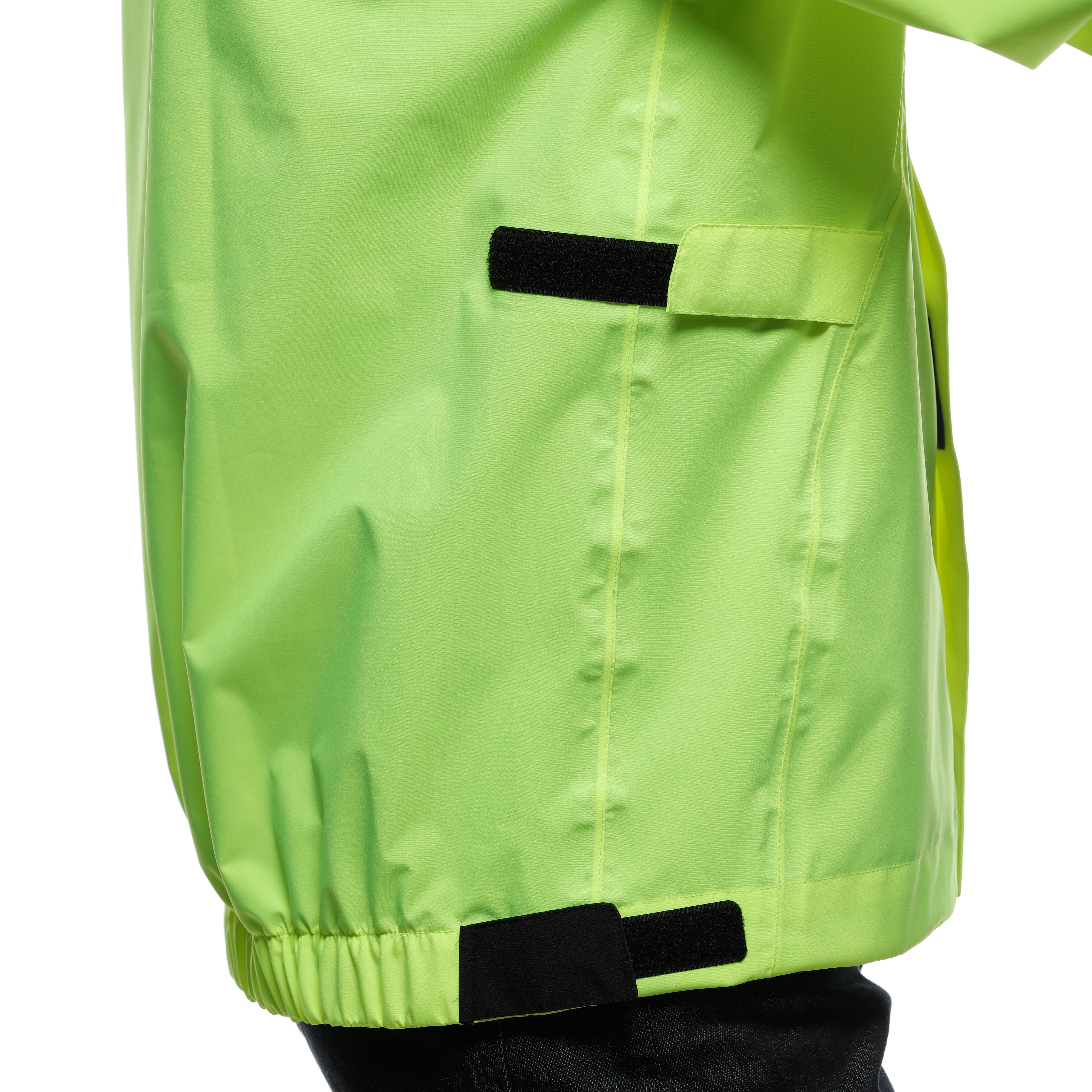 ULTRALIGHT RAIN - UNISEX WATERDICHTE MOTORFIETSJAS - YELLOW FLUO - 10