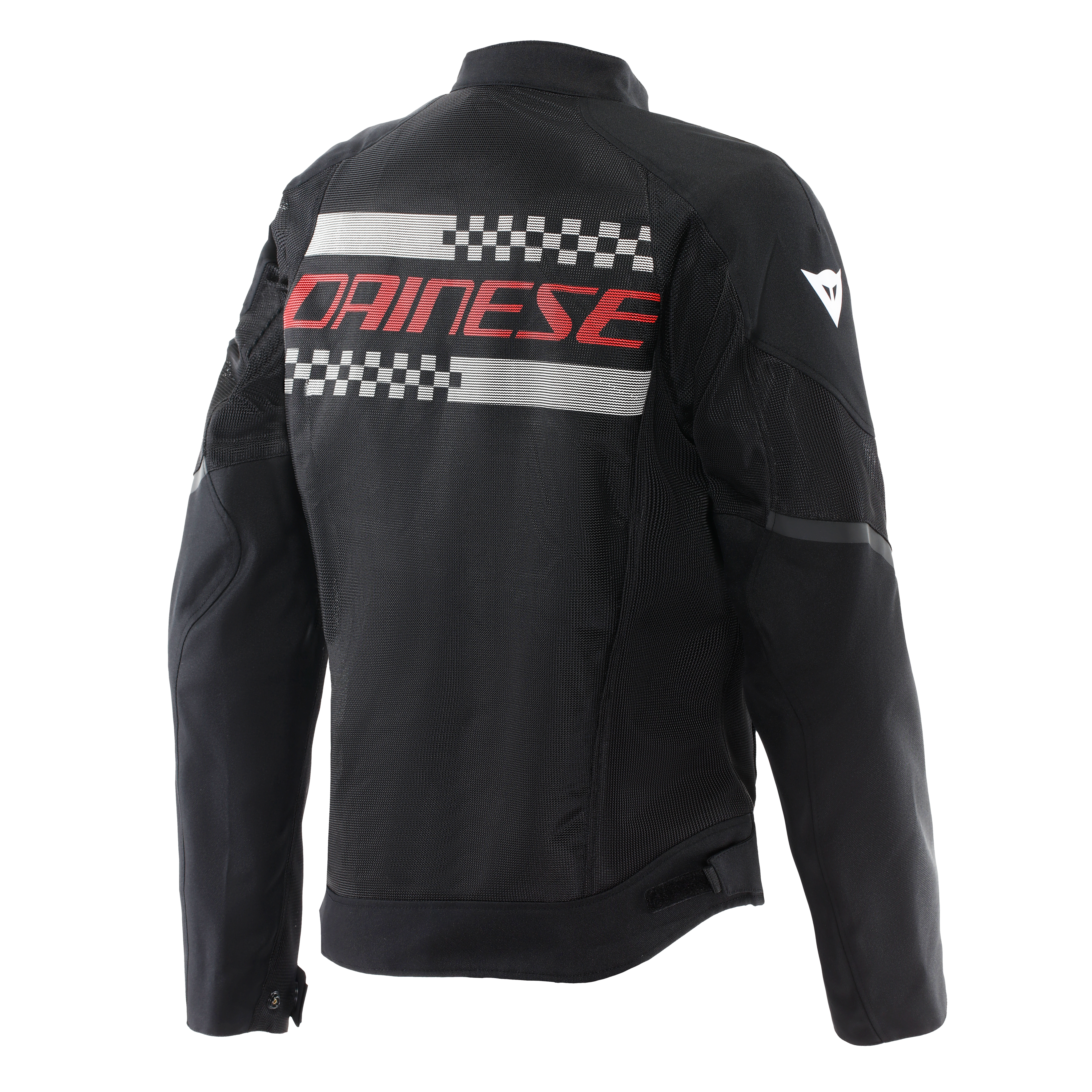 HEROSPHERE AIR TEX - GIACCA MOTO IN TESSUTO UOMO - BLACK/WHITE STRIPES/RED - 2