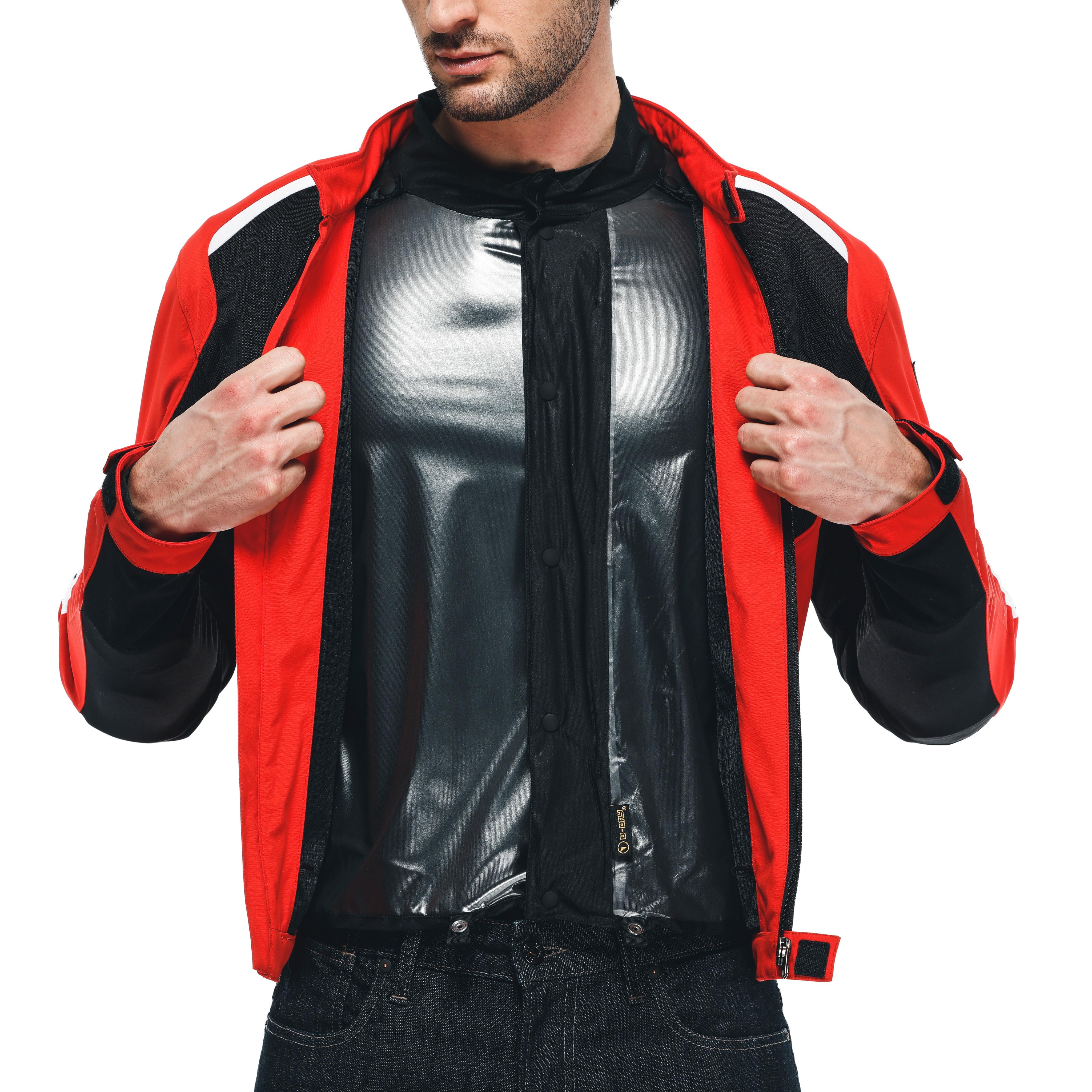 HYDRAFLUX 2 AIR D-DRY&reg; JACKET - BLACK/LAVA-RED - 14