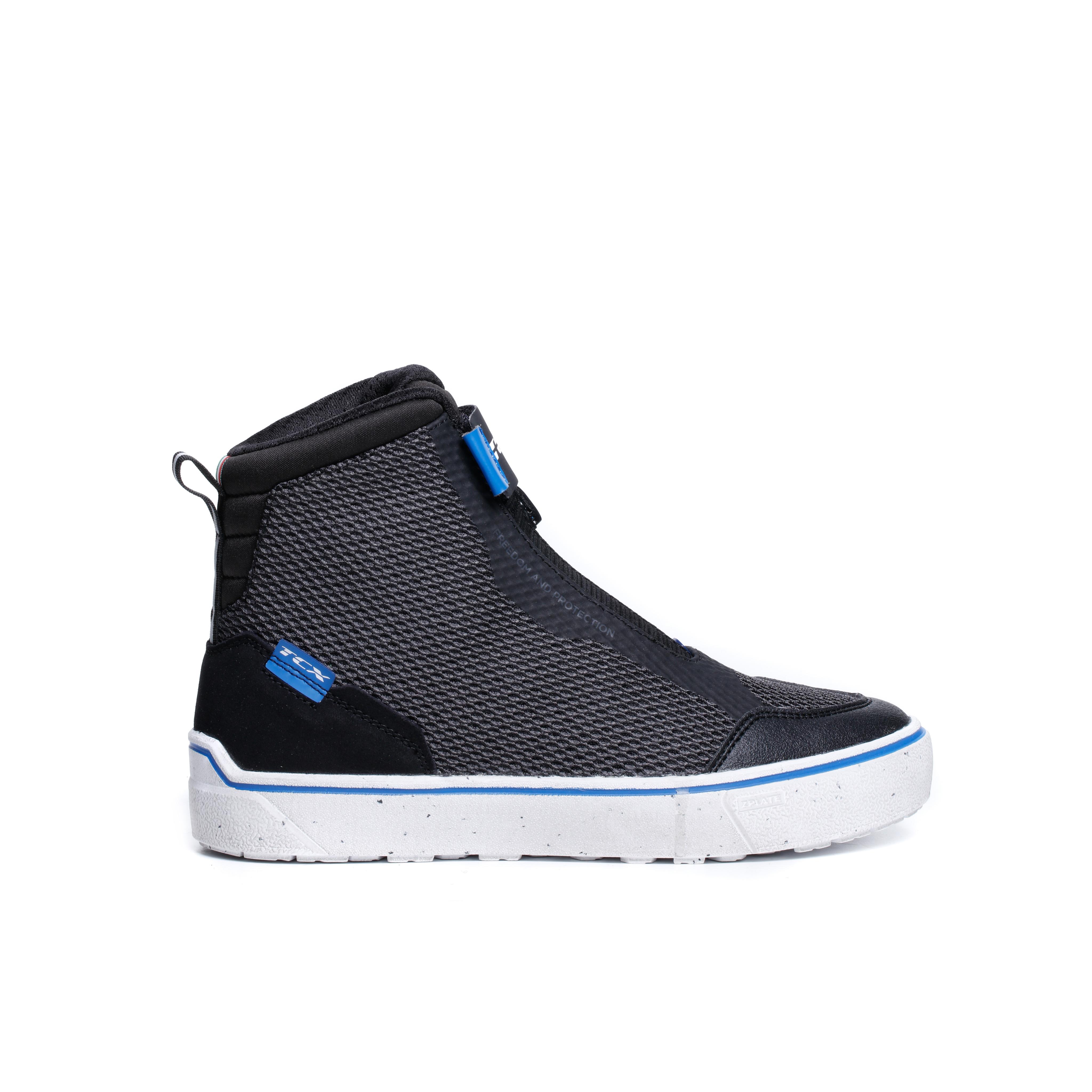 IKASU 2 AIR SUMMER MOTORCYCLE SHOES WOMEN - BLACK/ELECTRIC BLUE -  - 2