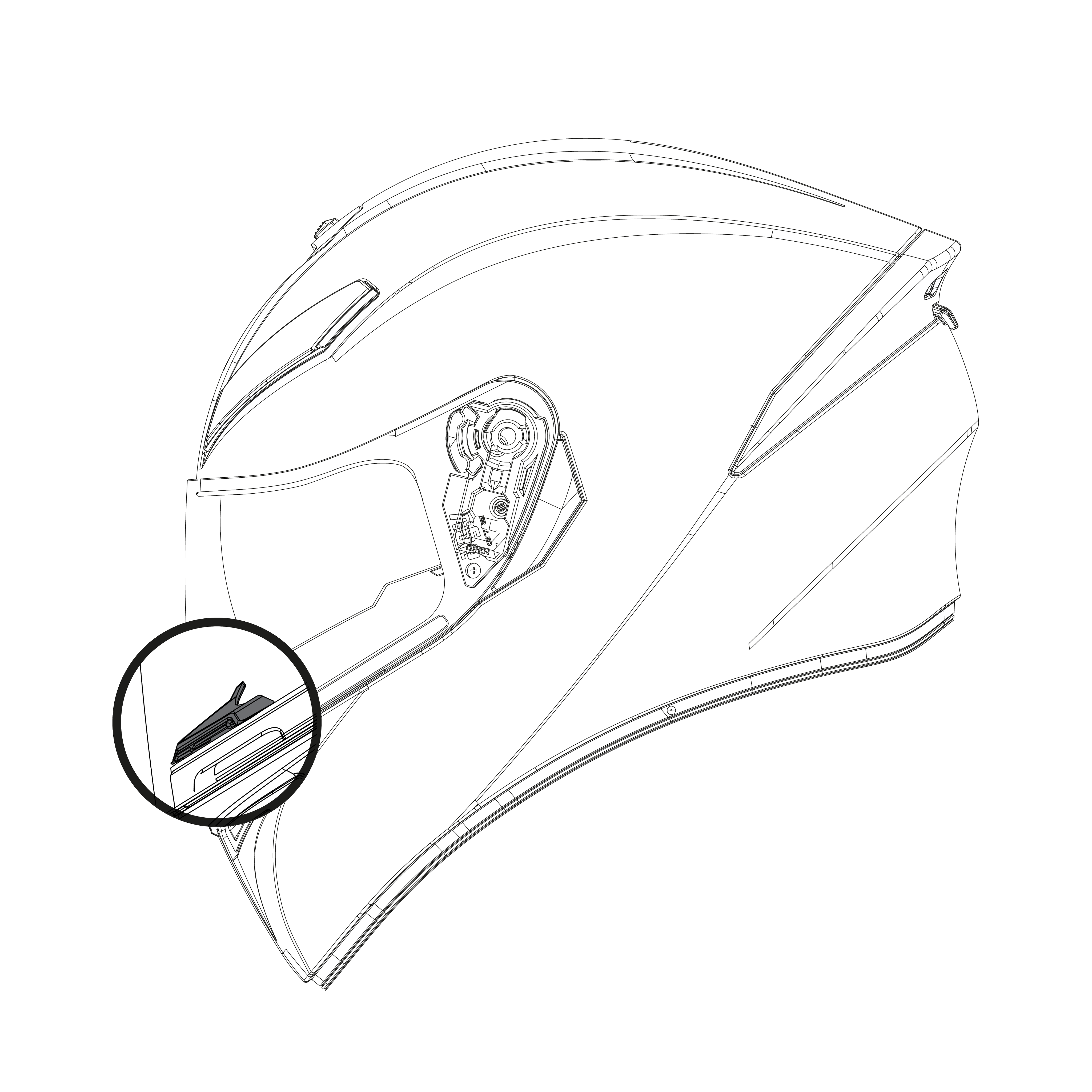 NOSE GUARD K5 S/K3 SV/K1 S/K1 -  - 1