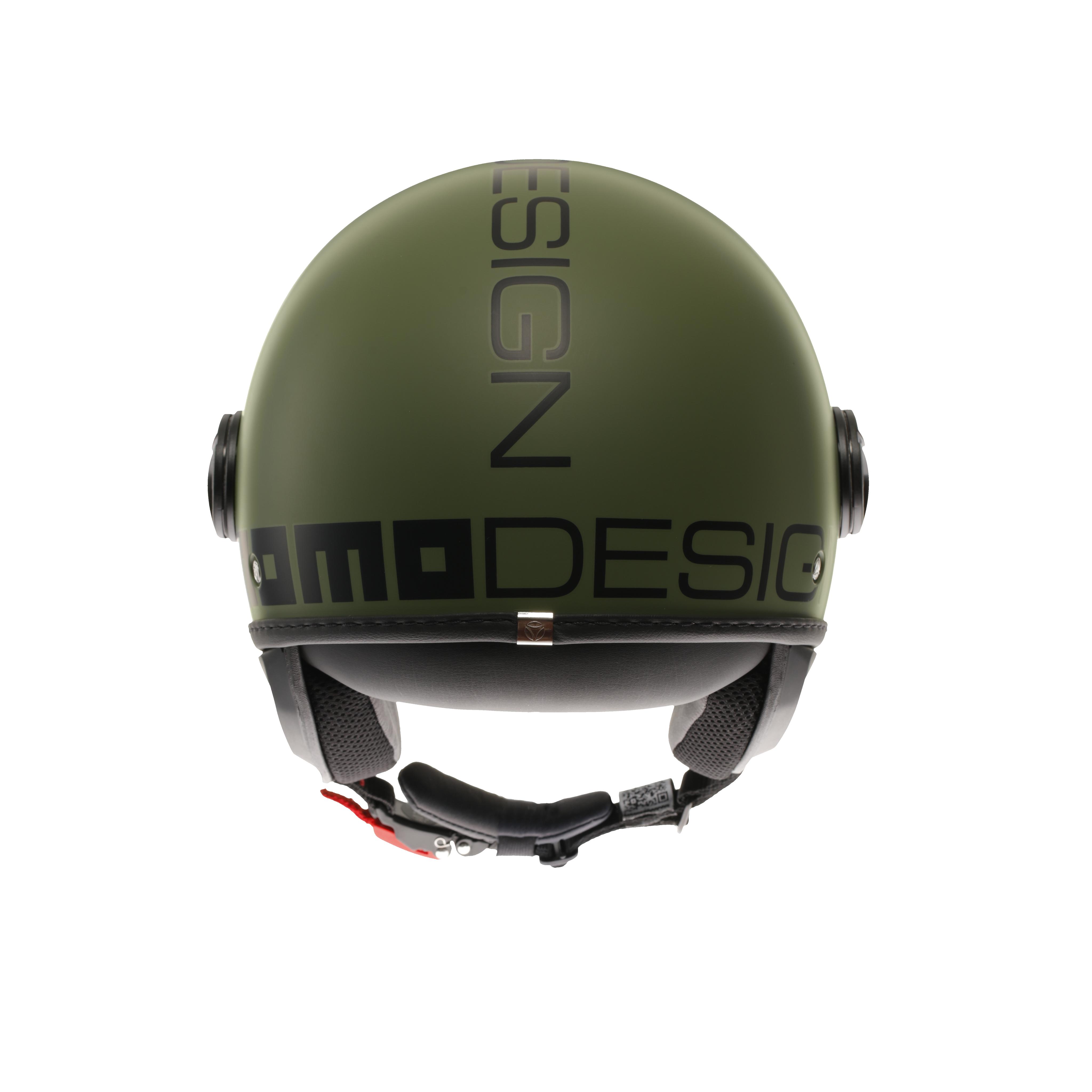 MOMODESIGN FGTR CLASSIC MATT MILIT&Auml;RGR&Uuml;N / SCHWARZ - JET-HELM MIT VISIER E2206 -  - 5