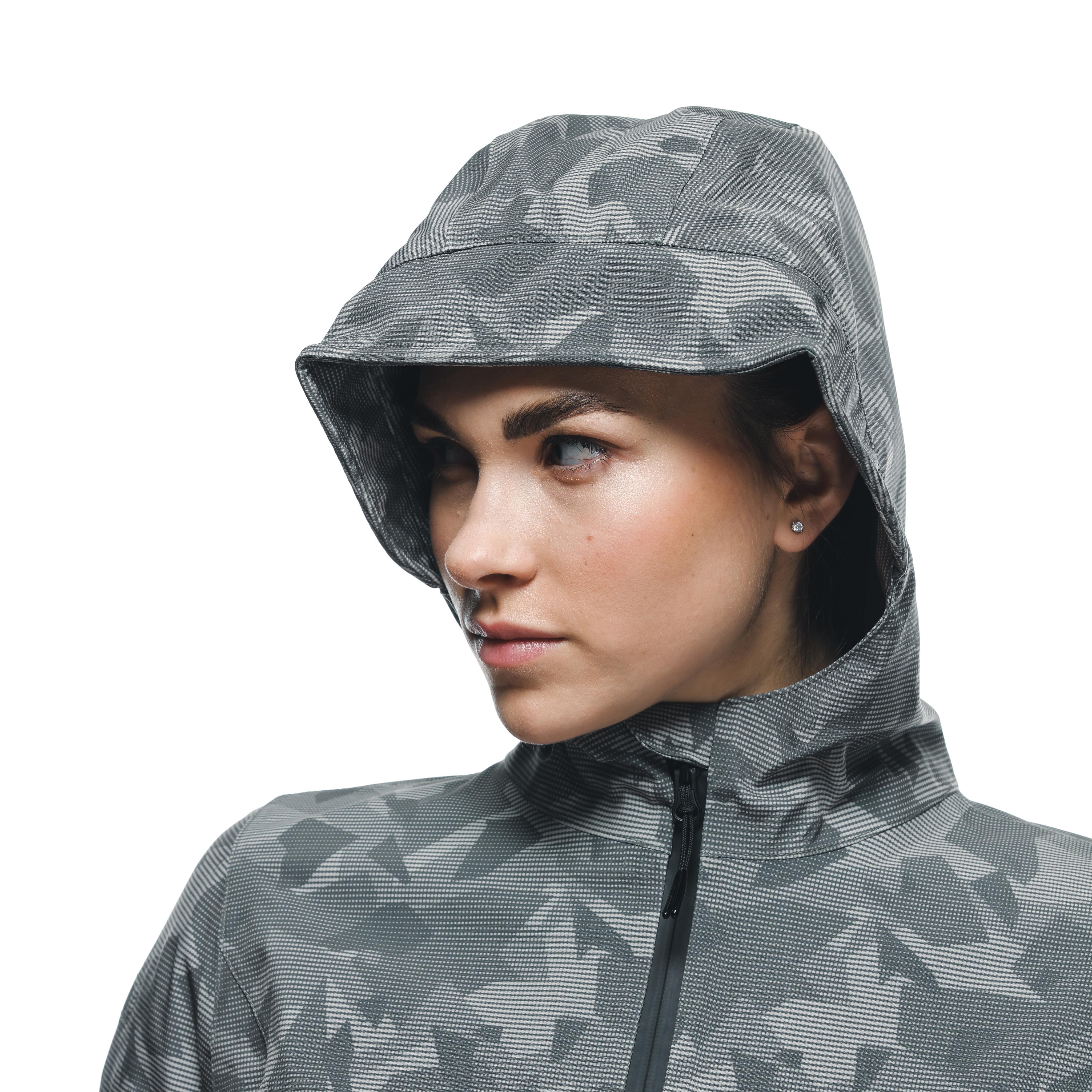 CENTRALE ABS&Oslash;LUTESHELL&trade; PRO - WOMEN'S WATERPROOF MOTORCYCLE JACKET - LONDON FOG CAMO DOTS - 9