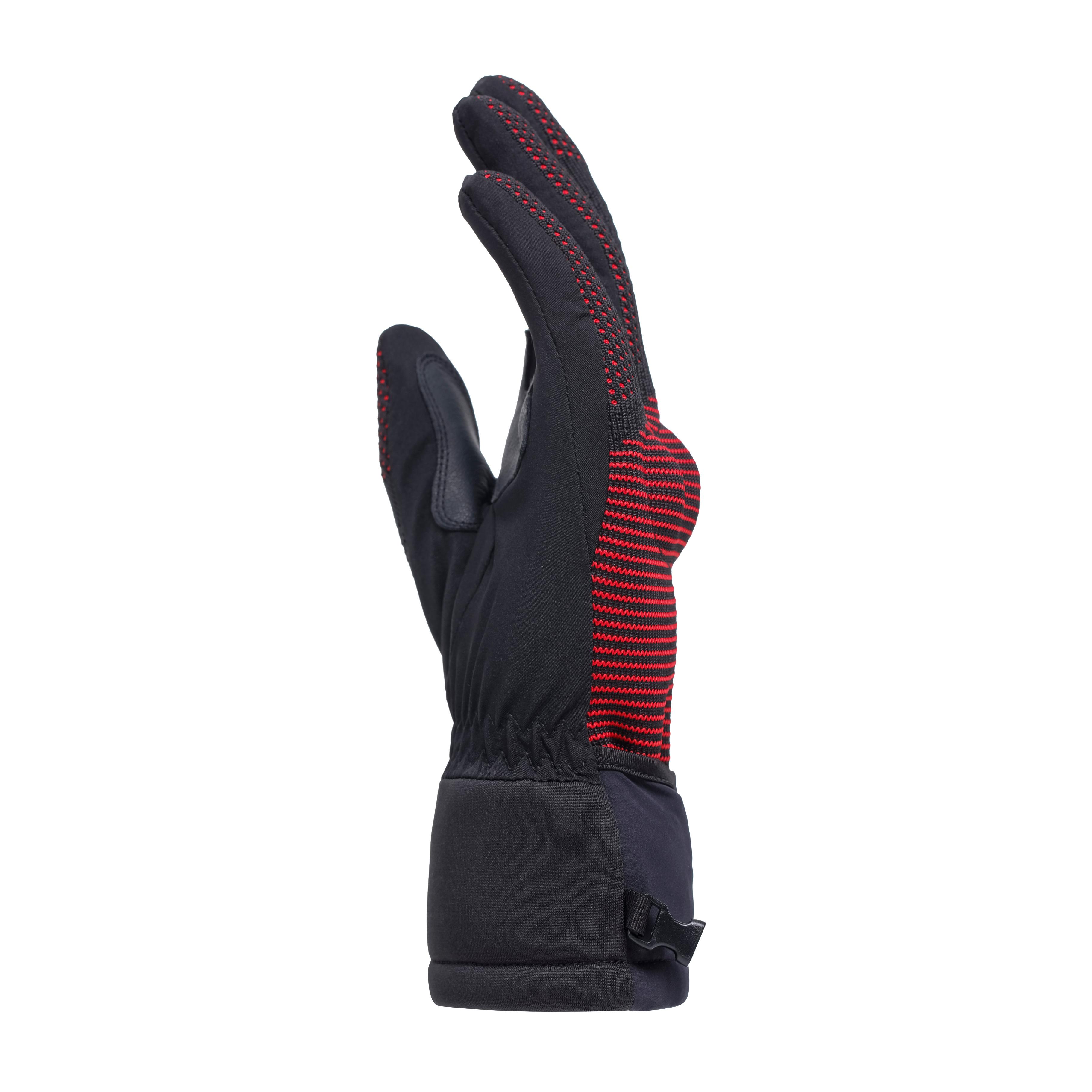 MEN'S KNIT SKI GLOVES - HIGH-RISK-RED - 4