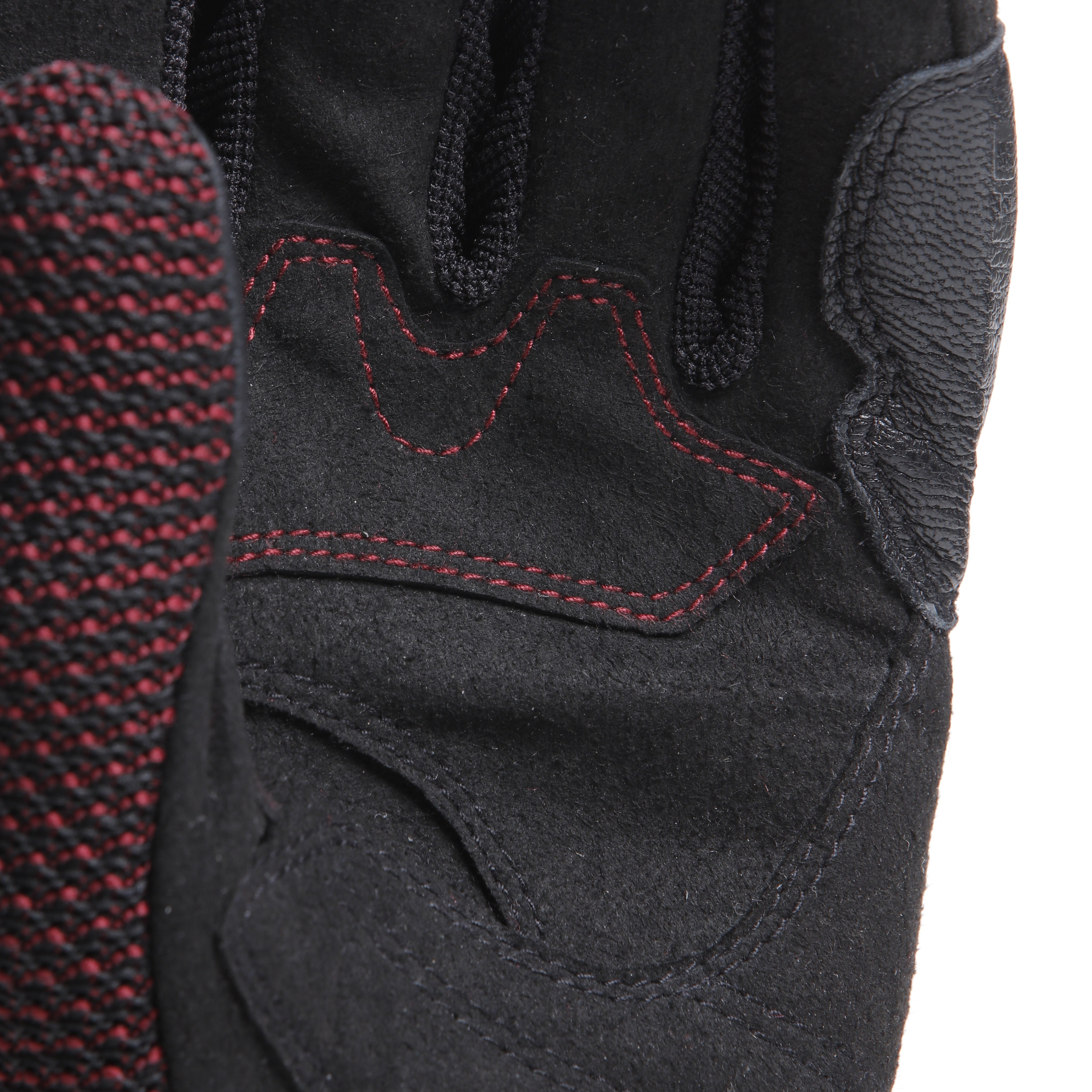 TORINO - WOMEN'S MOTORCYCLE TEXTILE GLOVES - BLACK/APPLE-BUTTER - 10