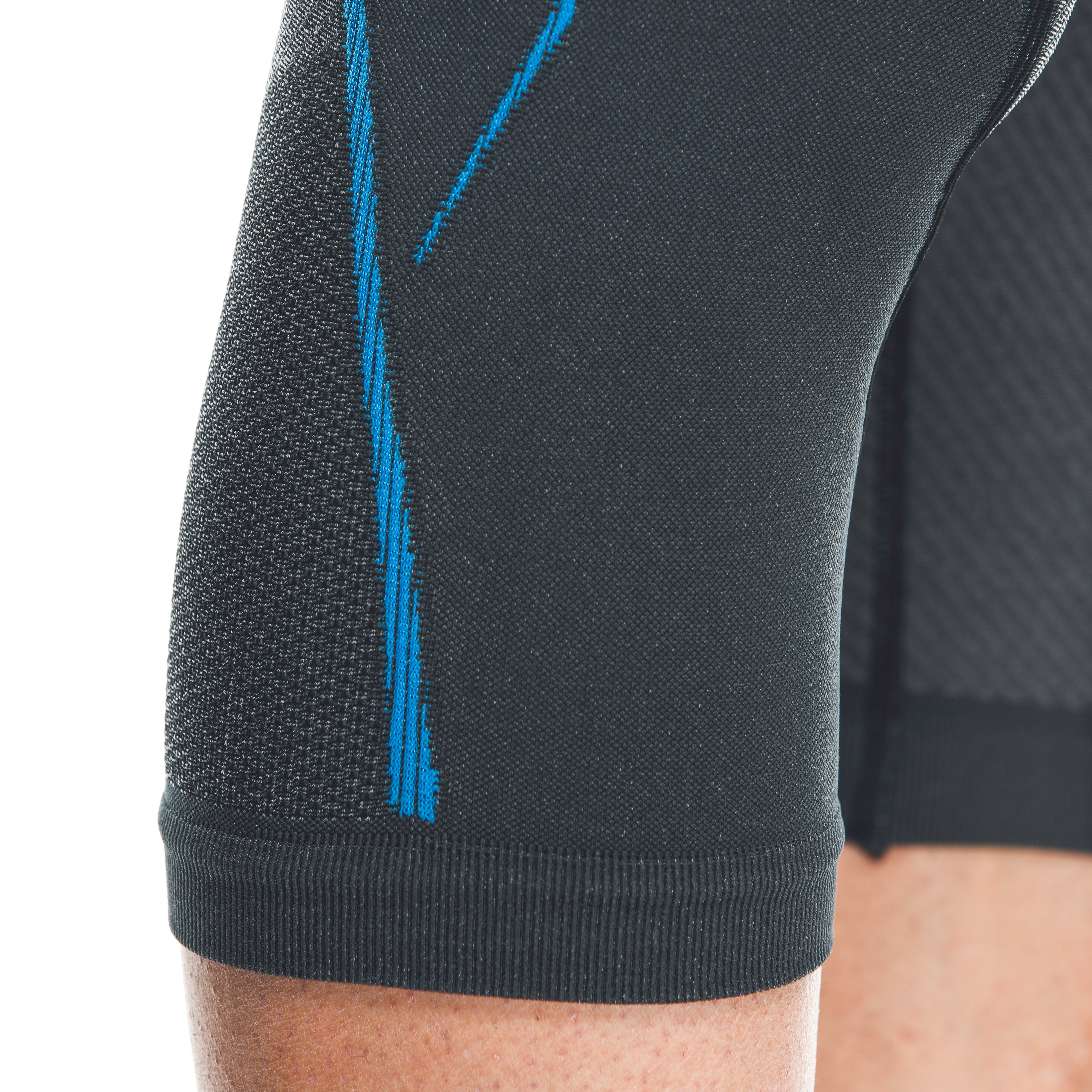 MOTORFIETS TECHNISCHE 3/4 ONDERBROEK VOOR HEREN - BLACK/BLUE - 9