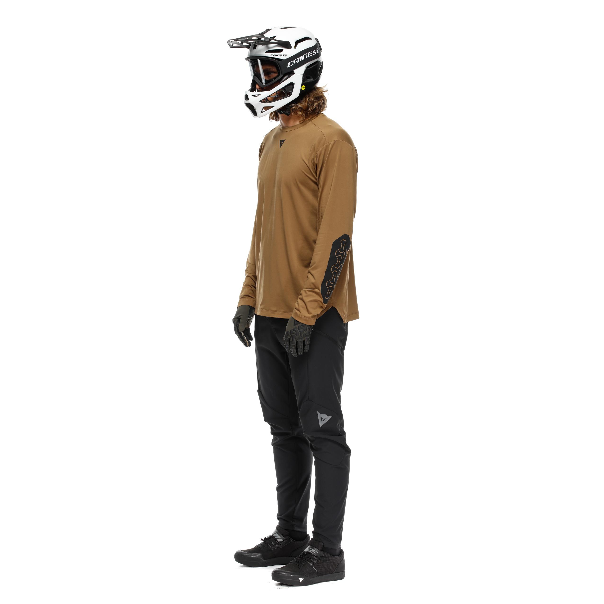 HG ROX JERSEY LS - MEN'S LONG SLEEVE BIKE T-SHIRT - BROWN - 4