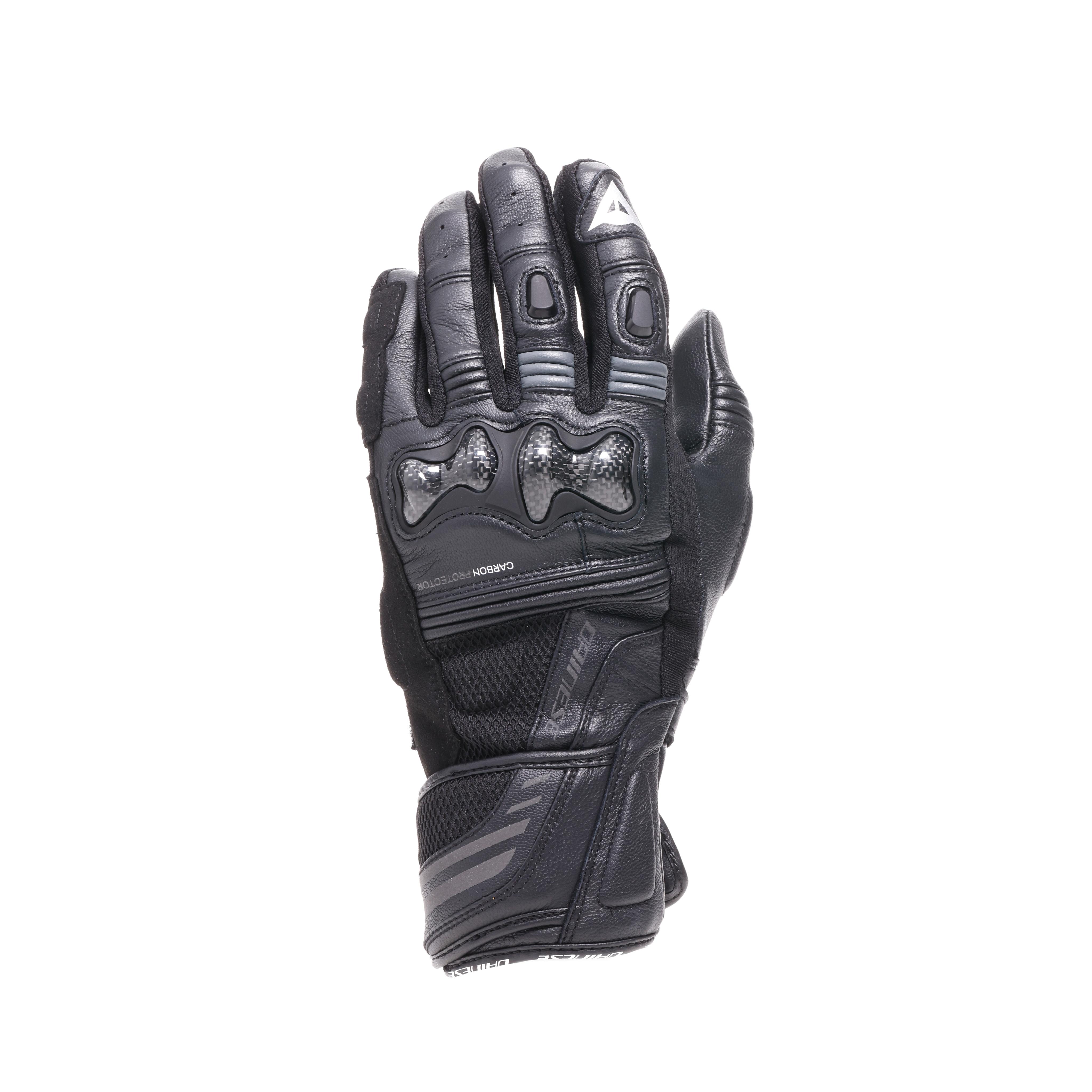 Dainese Women's Black/Anthracite - Reacto Carbon Long - Leather - M