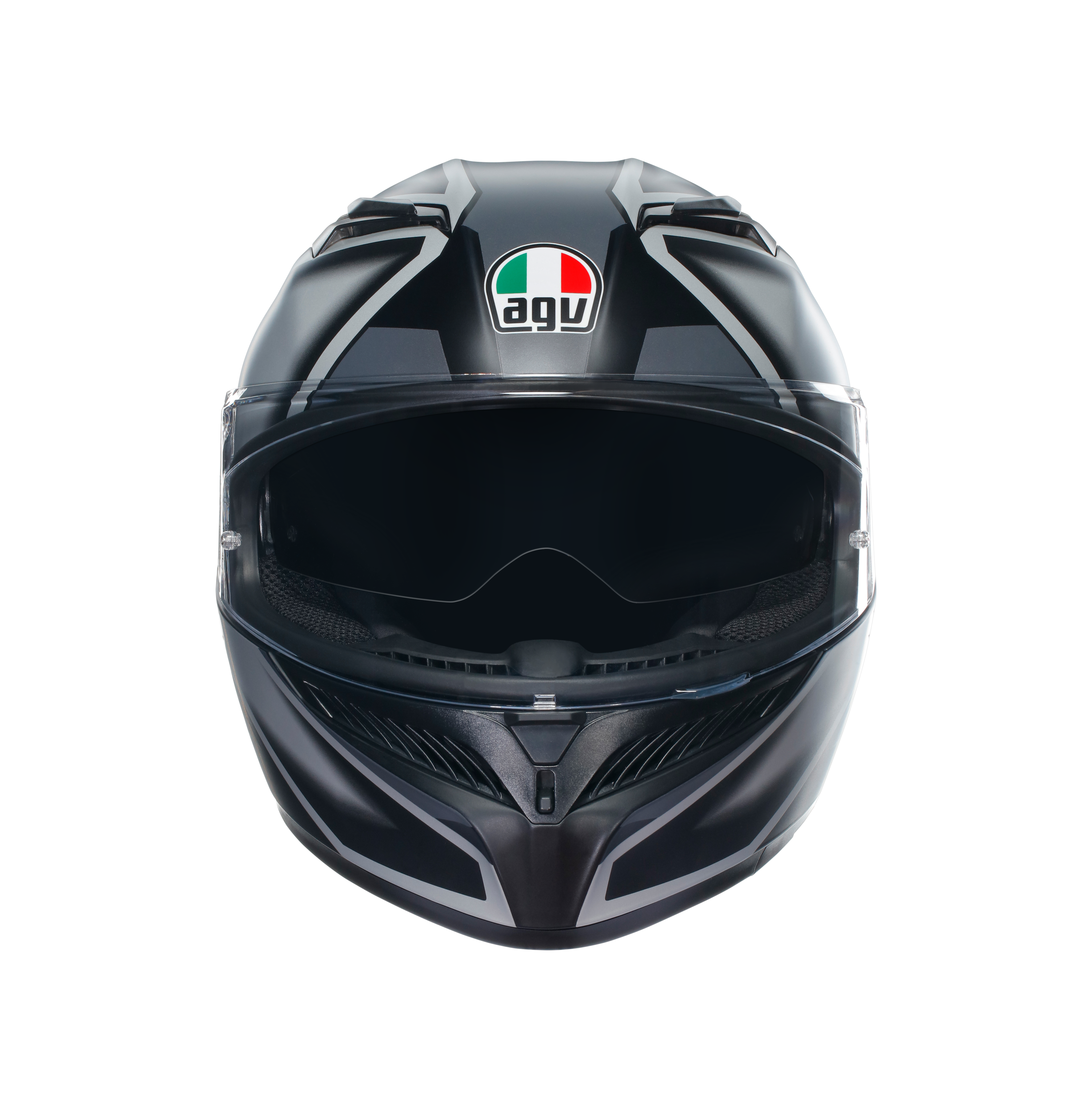 K3 COMPOUND MATT BLACK/GREY - CASQUE MOTO INT&Eacute;GRAL E2206 -  - 7