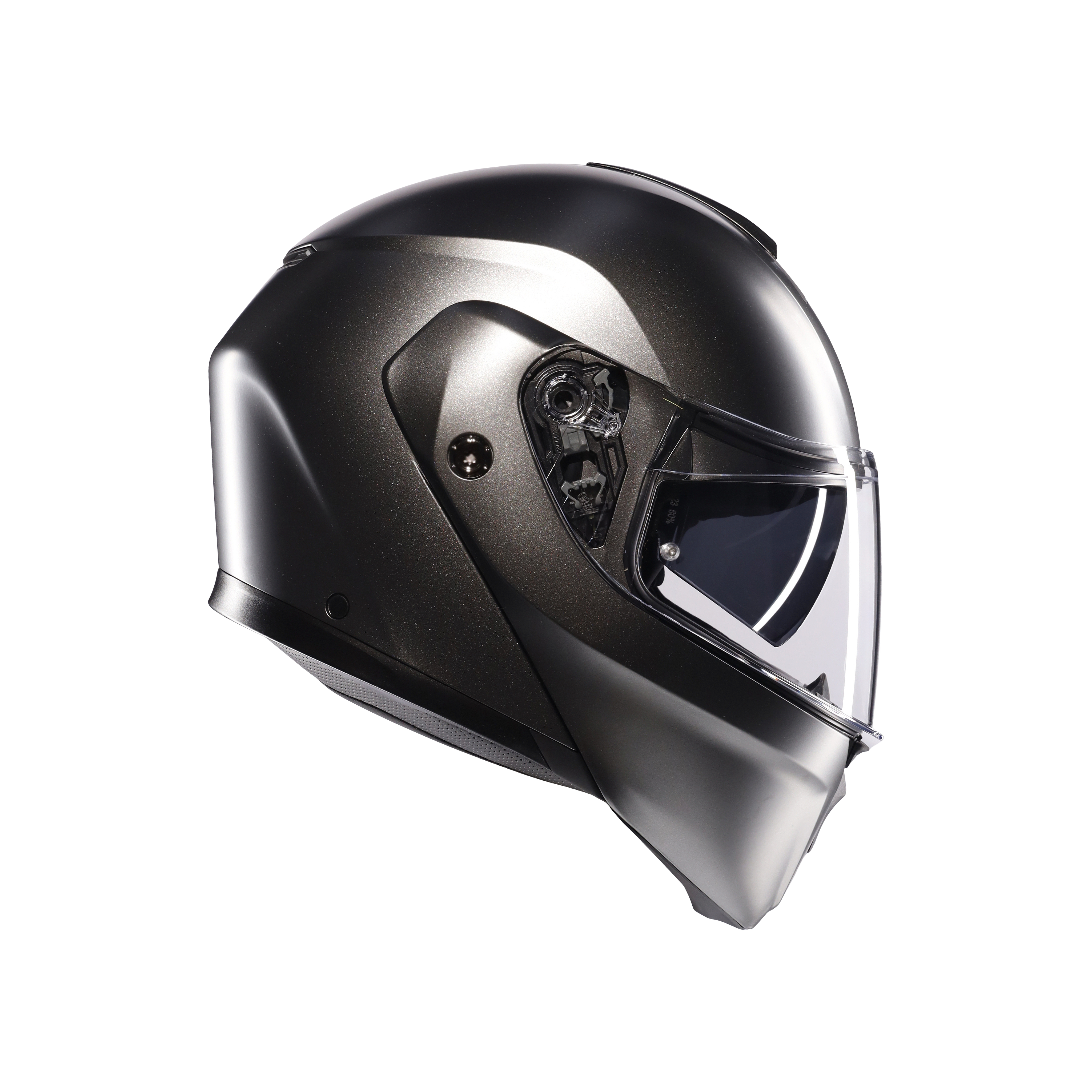 STREETMODULAR MONO MATT ASFALTO GREY - MOTORBIKE FLIP UP HELMET DOT(E2206) -  - 1