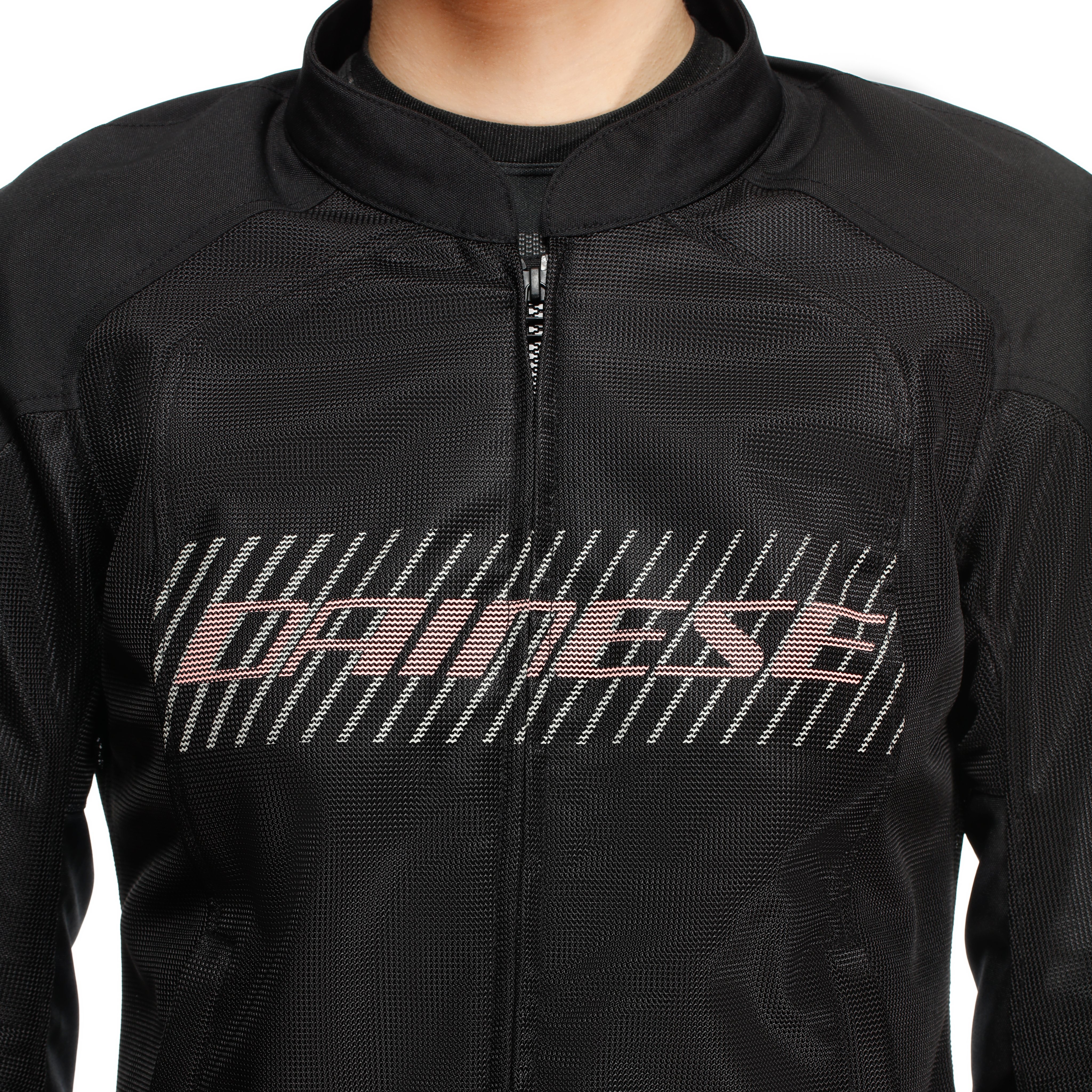 HEROSPHERE AIR - GIACCA MOTO ESTIVA DONNA - BLACK/WHITE/PEACH - 8