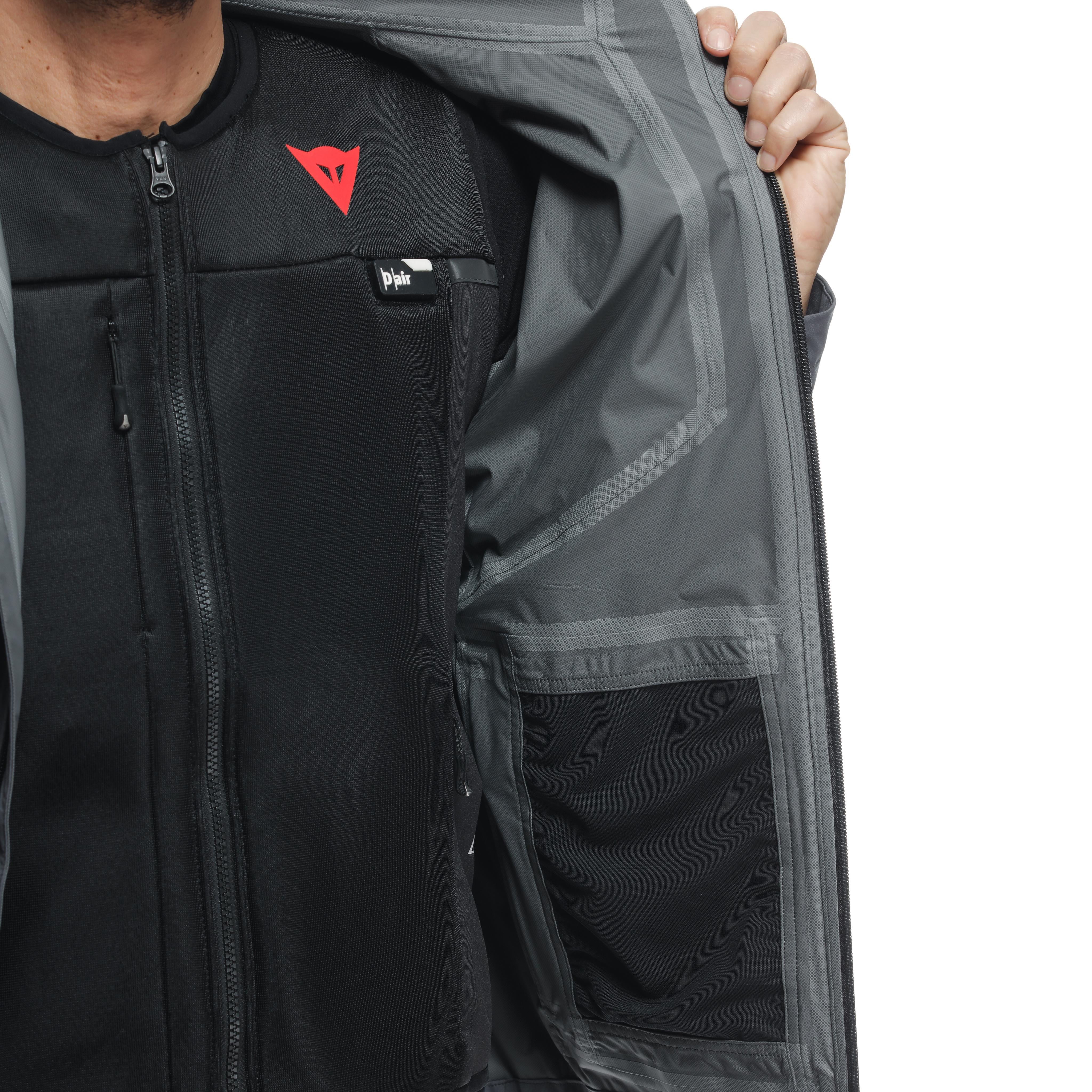 OMNIA - RAINPROOF AND WINDPROOF MOTORCYCLE SHELL - IRON-GATE - 13