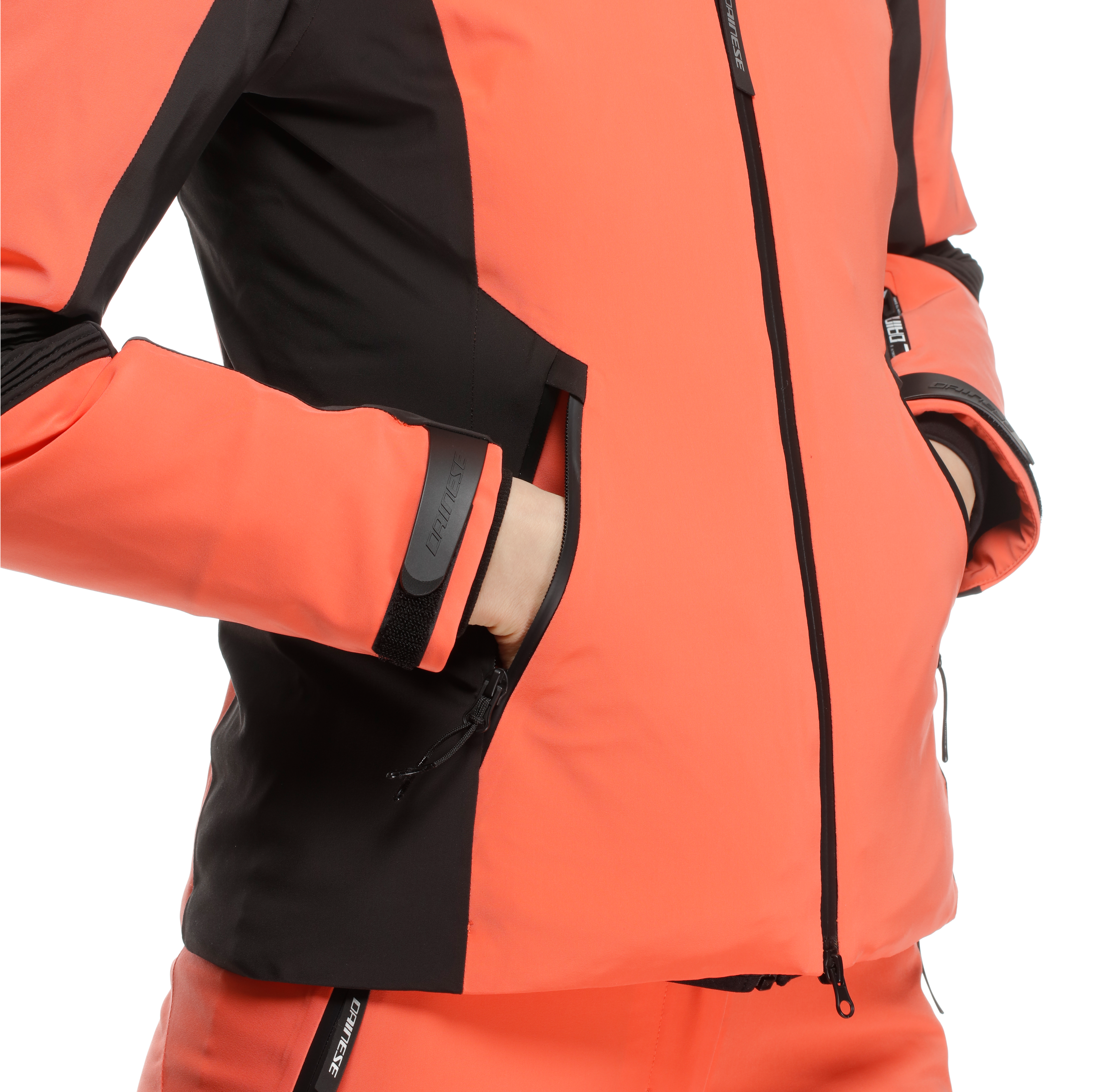 SPEED DEMON LAB DOMEAIR&trade; PRO - WOMEN&rsquo;S SKI JACKET - CORAL/STRETCH LIMO - 6